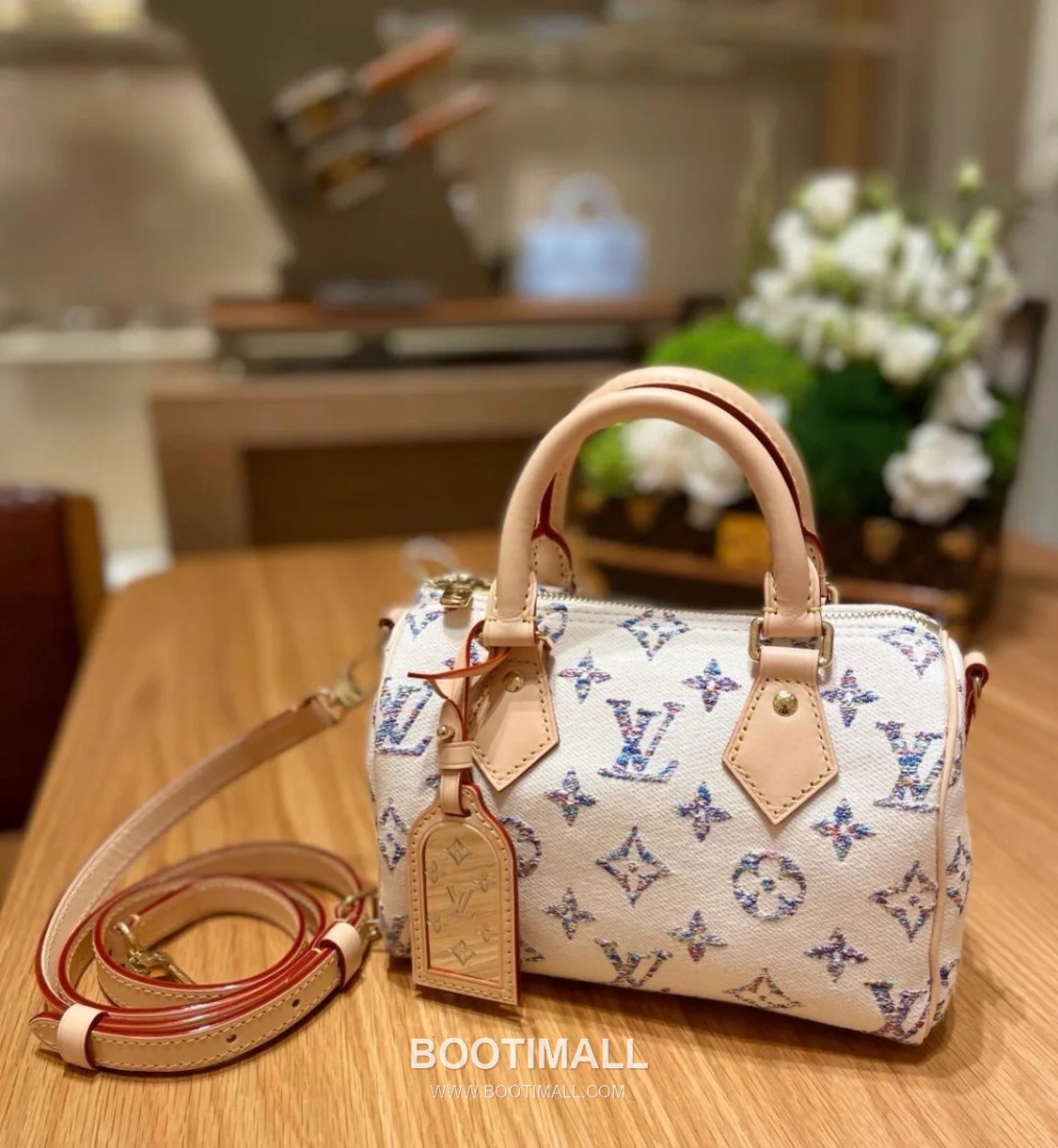Louis Vuitton Speedy Bandoulière 20 M24709 Monogram Jacquard Textile Bag 루이비통 스피디 반둘리에 20 모노그램 자카드 텍스타일 백 20.5cm 5