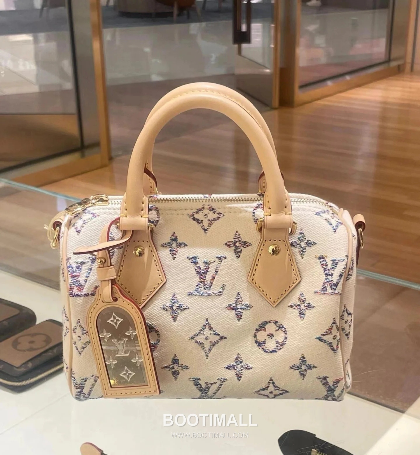 Louis Vuitton Speedy Bandoulière 20 M24709 Monogram Jacquard Textile Bag 루이비통 스피디 반둘리에 20 모노그램 자카드 텍스타일 백 20.5cm 7