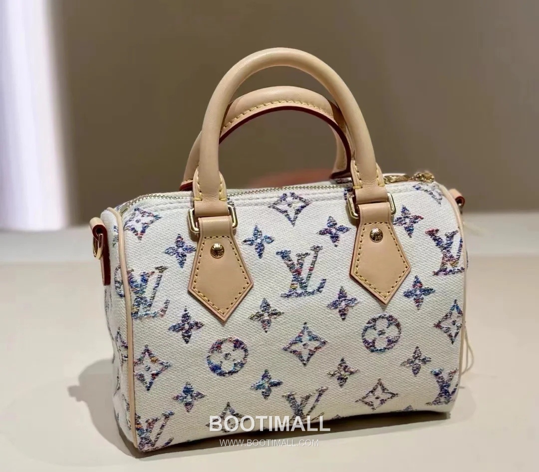 Louis Vuitton Speedy Bandoulière 20 M24709 Monogram Jacquard Textile Bag 루이비통 스피디 반둘리에 20 모노그램 자카드 텍스타일 백 20.5cm 8