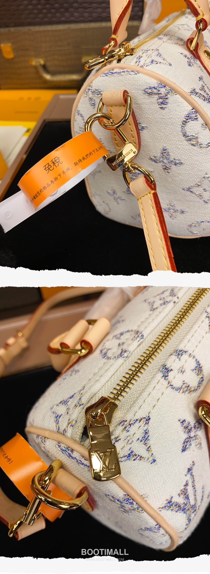 Louis Vuitton Speedy Bandoulière 20 M24709 Monogram Jacquard Textile Bag 루이비통 스피디 반둘리에 20 모노그램 자카드 텍스타일 백 20.5cm 15