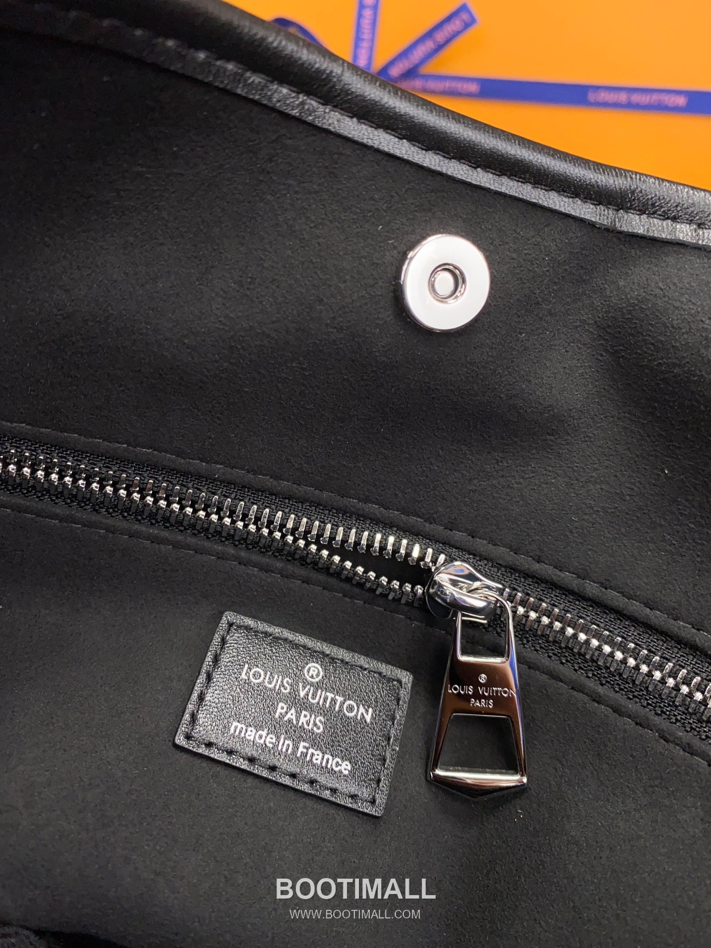 Louis Vuitton CarryAll Dark MM M25143 Lambskin Leather Tote Bag 루이비통 캐리올 다크 MM 램스킨 가죽 토트백 39cm 9