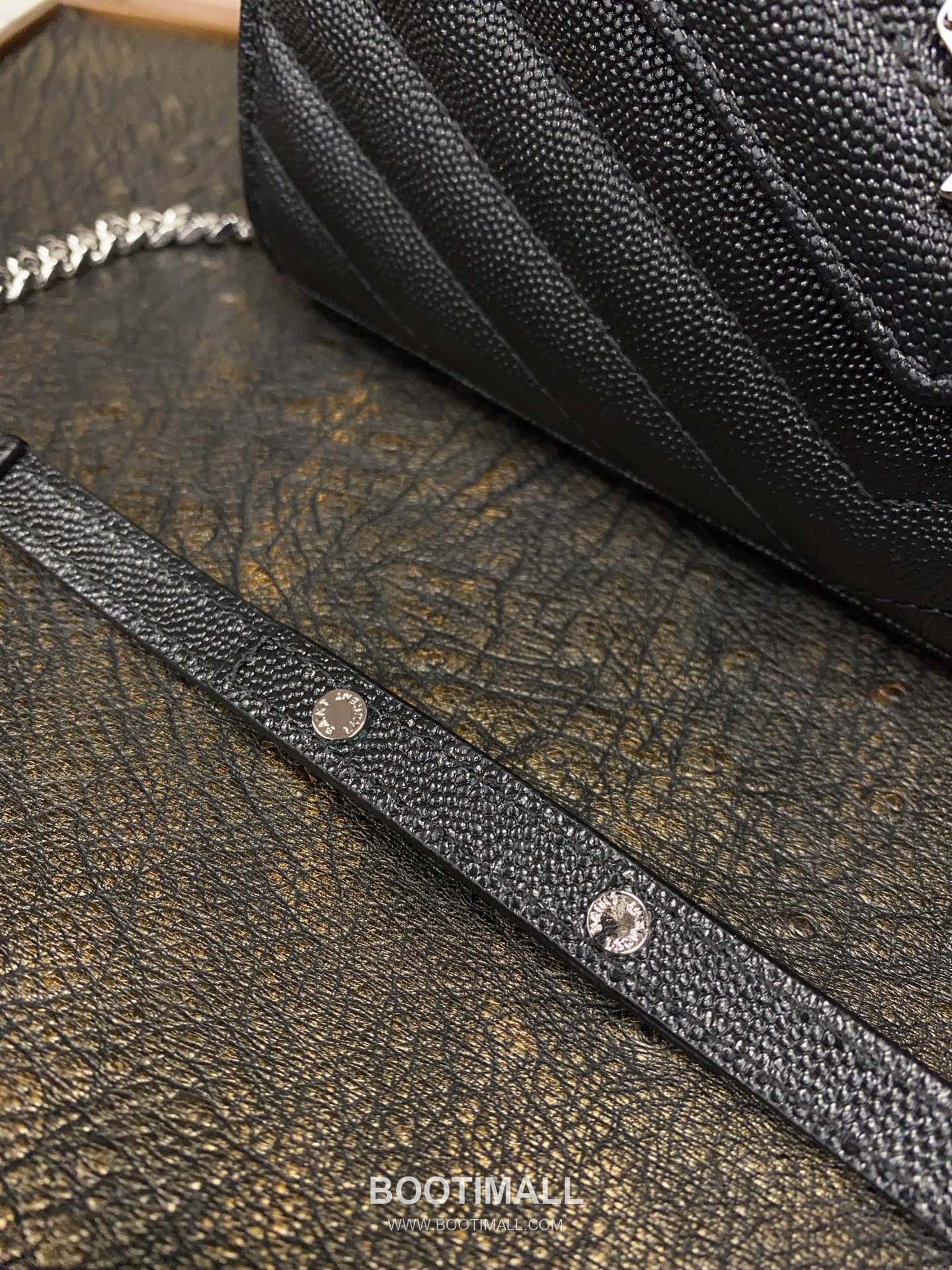 Saint Laurent Chain Wallet 377828 Calfskin Leather Quilted Wallet 생로랑 체인 월렛 카프스킨 가죽 퀼팅 지갑 22.5cm 6