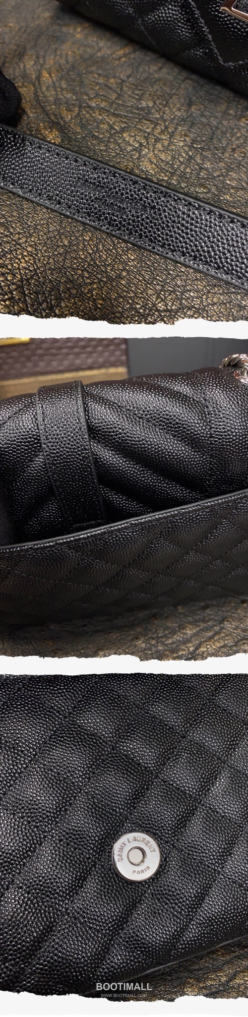 Saint Laurent Envelope Small 526286 Grained Calfskin Quilted Chain Bag 생로랑 엔벨로프 스몰 그레인 카프스킨 퀼팅 체인백 21cm 7