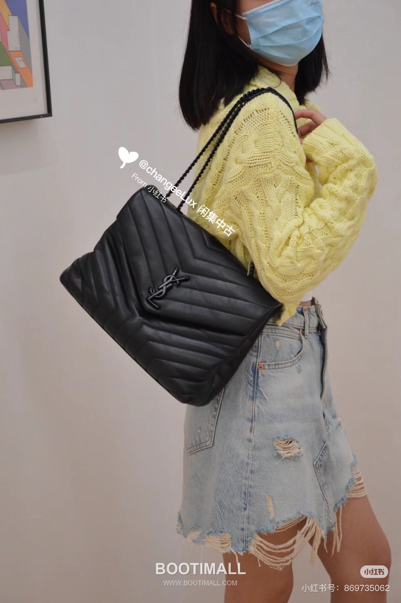 Saint Laurent Envelope Medium 392288 Smooth Calfskin Quilted Chain Bag 생로랑 엔벨로프 미디움 스무스 카프스킨 퀼팅 체인백 32cm 3