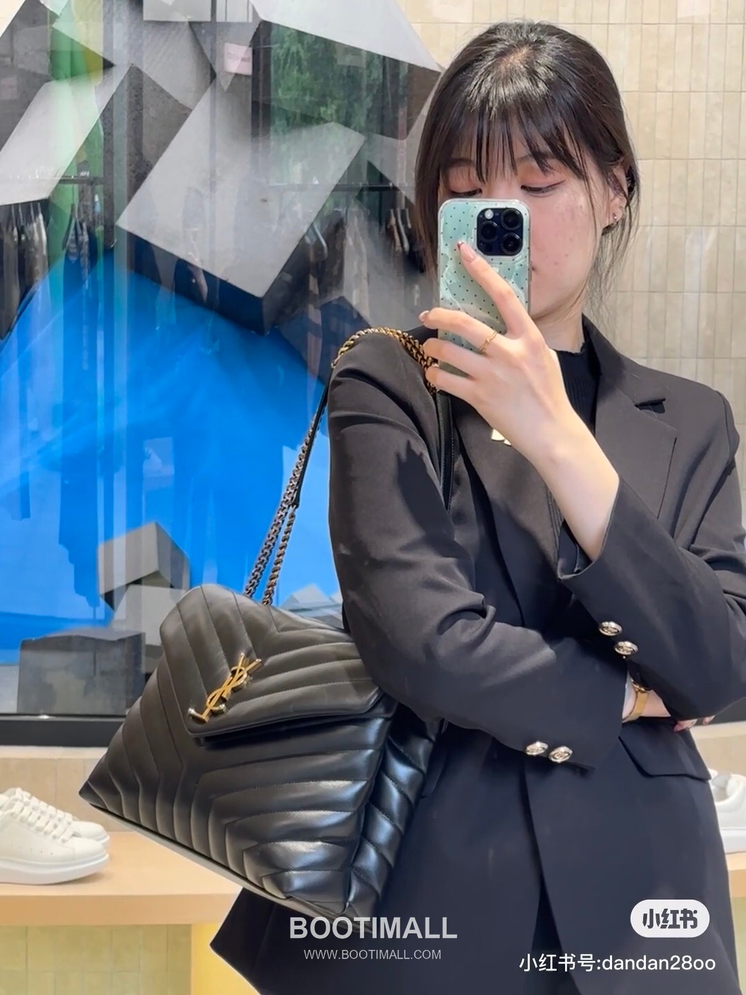 Saint Laurent Envelope Medium 392288 Smooth Calfskin Quilted Chain Bag 생로랑 엔벨로프 미디움 스무스 카프스킨 퀼팅 체인백 32cm 8