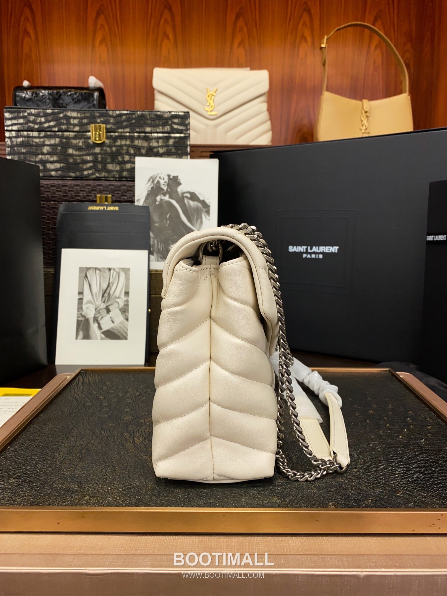 Saint Laurent Envelope Medium 494699 Smooth Calfskin Quilted Chain Bag 생로랑 엔벨로프 미디움 스무스 카프스킨 퀼팅 체인백 23cm 2