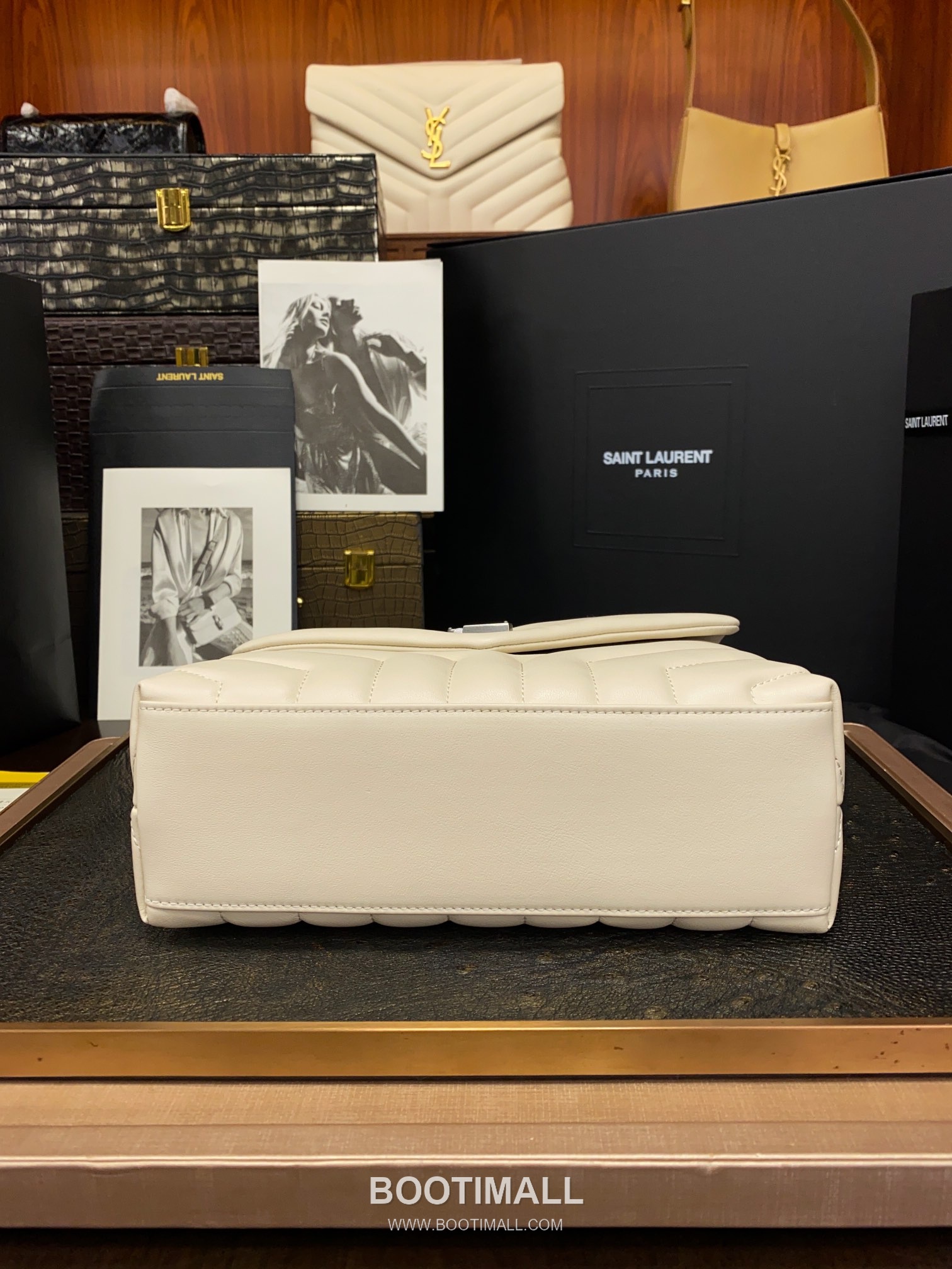 Saint Laurent Envelope Medium 494699 Smooth Calfskin Quilted Chain Bag 생로랑 엔벨로프 미디움 스무스 카프스킨 퀼팅 체인백 23cm 4