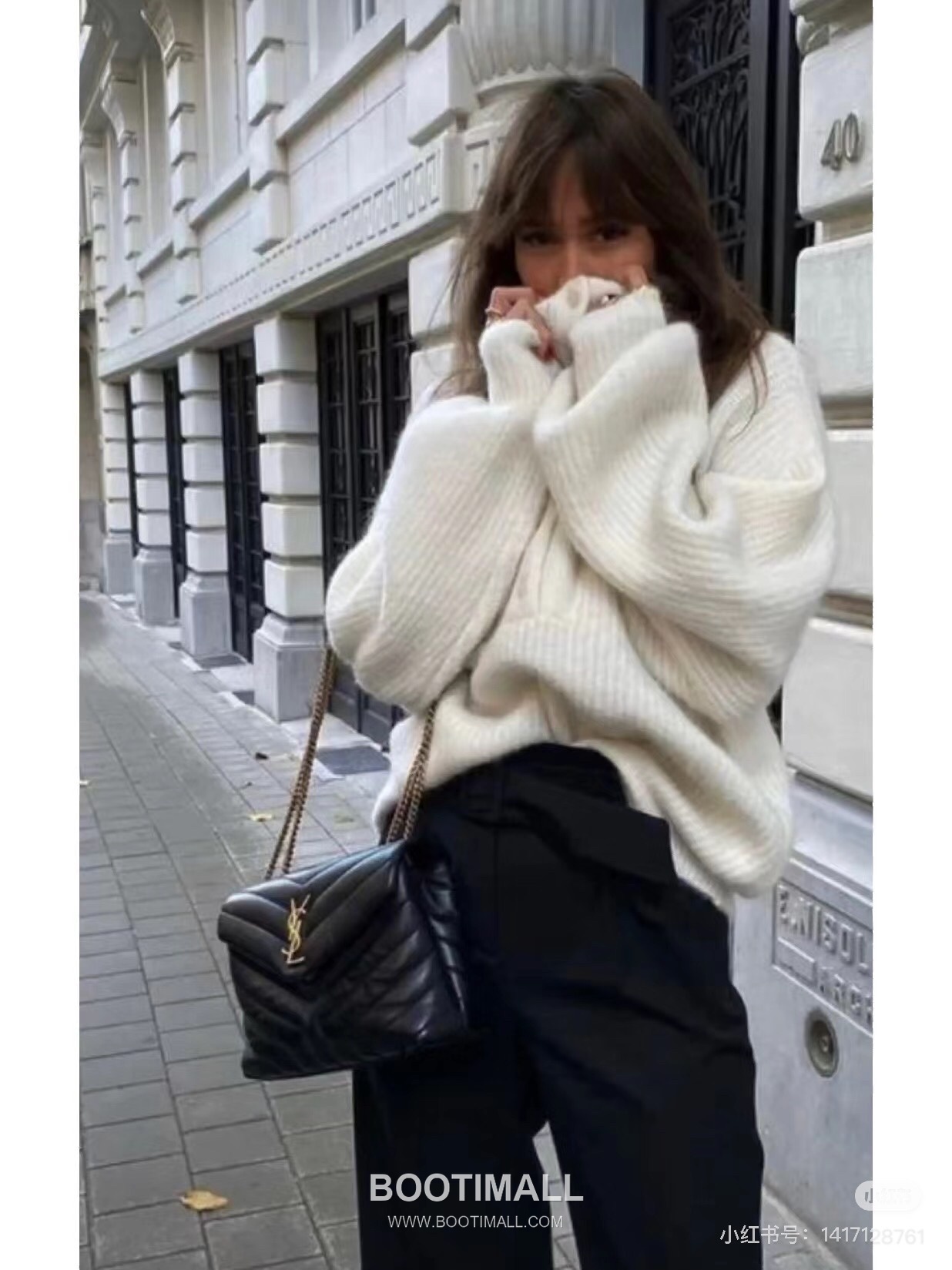 Saint Laurent Envelope Medium 494699 Smooth Calfskin Quilted Chain Bag 생로랑 엔벨로프 미디움 스무스 카프스킨 퀼팅 체인백 23cm 17