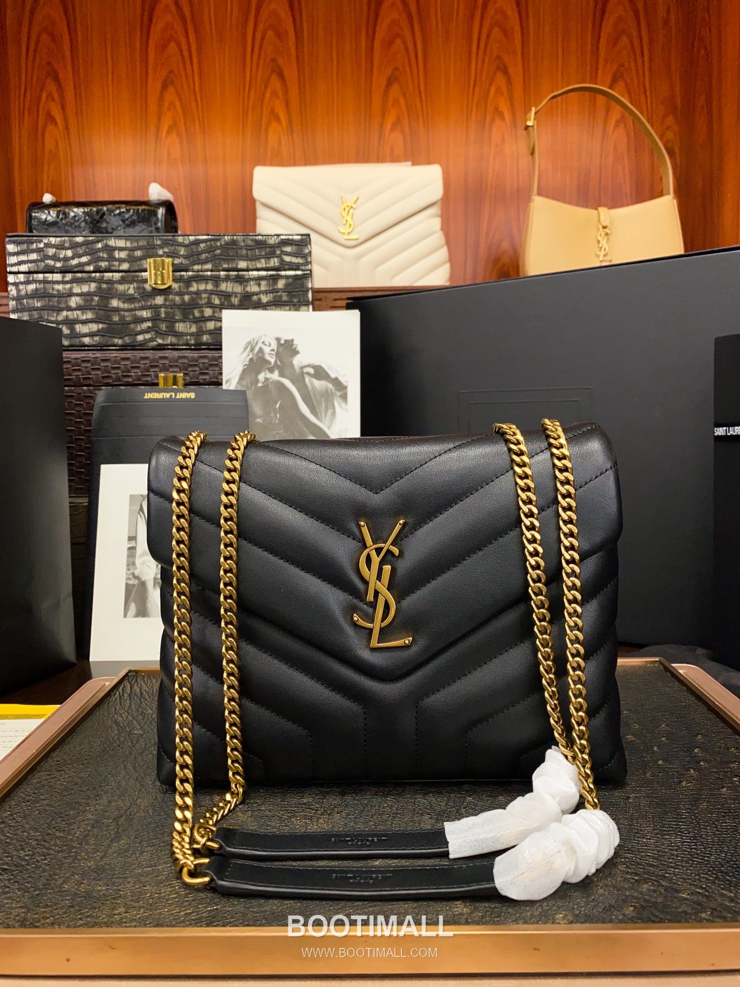 Saint Laurent Envelope Medium 494699 Smooth Calfskin Quilted Chain Bag 생로랑 엔벨로프 미디움 스무스 카프스킨 퀼팅 체인백 23cm 1