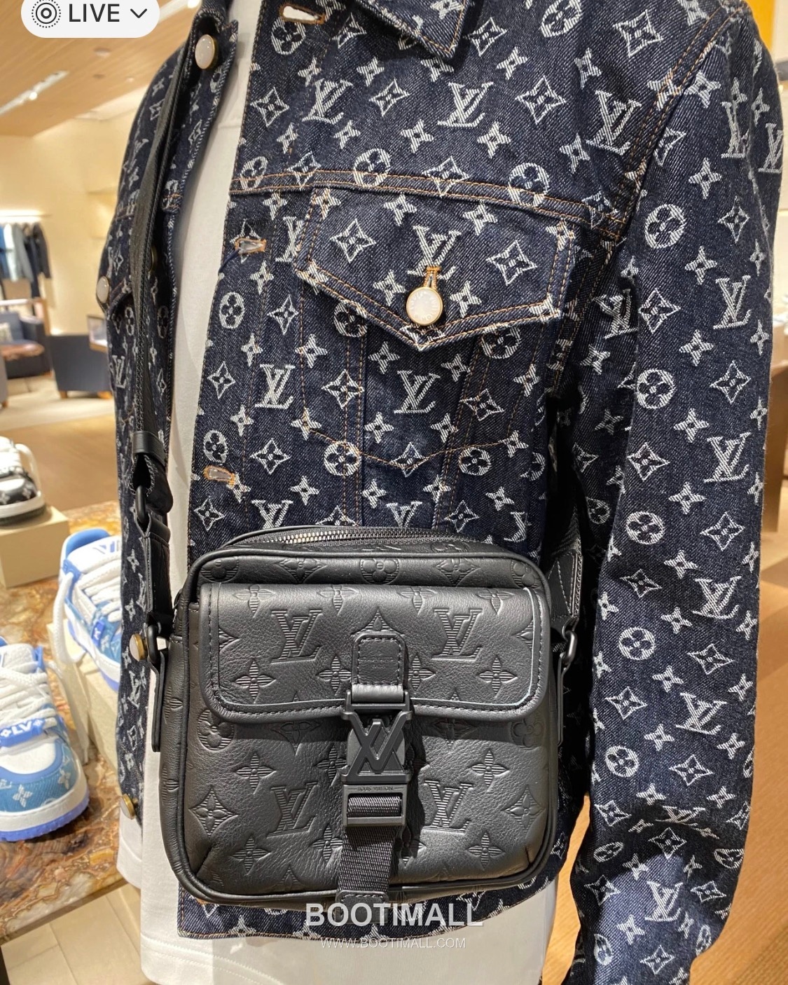 Louis Vuitton Getaway Messenger Bag M12516 Monogram Shadow Leather Bag 루이비통 게터웨이 메신저백 모노그램 섀도우 가죽 백 18cm 1