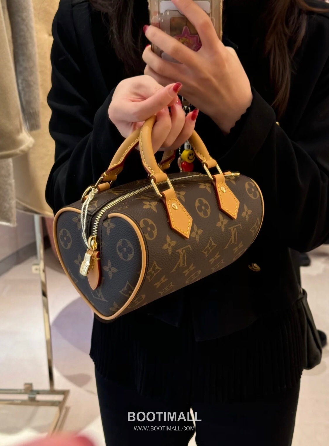 Louis Vuitton Nano Speedy M13226 Monogram Empreinte Leather Mini Bag 루이비통 나노 스피디 모노그램 앙프렝뜨 가죽 미니백 18cm 6