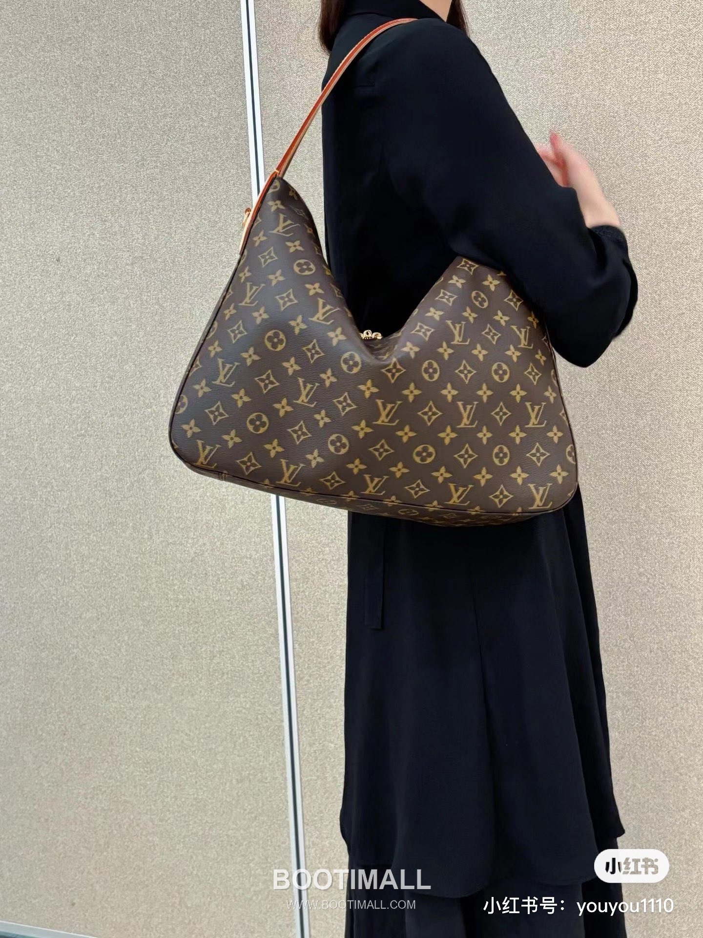 Louis Vuitton Slouchy MM M12098 Monogram Canvas Tote Bag 루이비통 슬라우치 MM 모노그램 캔버스 토트백 40cm 6