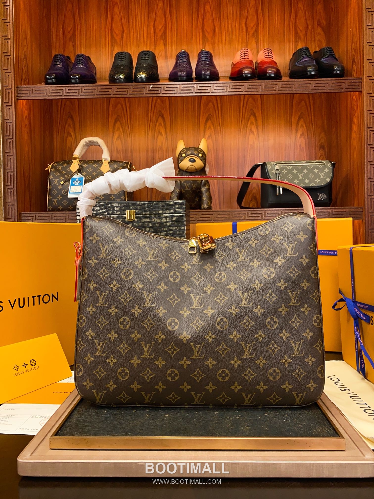 Louis Vuitton Slouchy MM M12098 Monogram Canvas Tote Bag 루이비통 슬라우치 MM 모노그램 캔버스 토트백 40cm 7