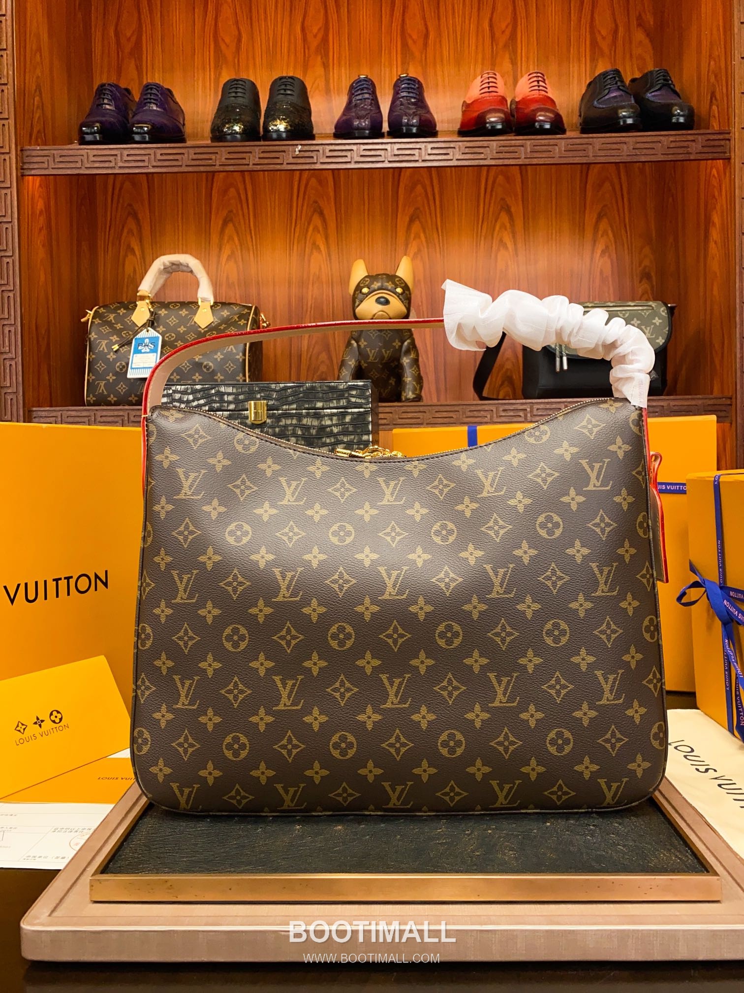 Louis Vuitton Slouchy MM M12098 Monogram Canvas Tote Bag 루이비통 슬라우치 MM 모노그램 캔버스 토트백 40cm 9