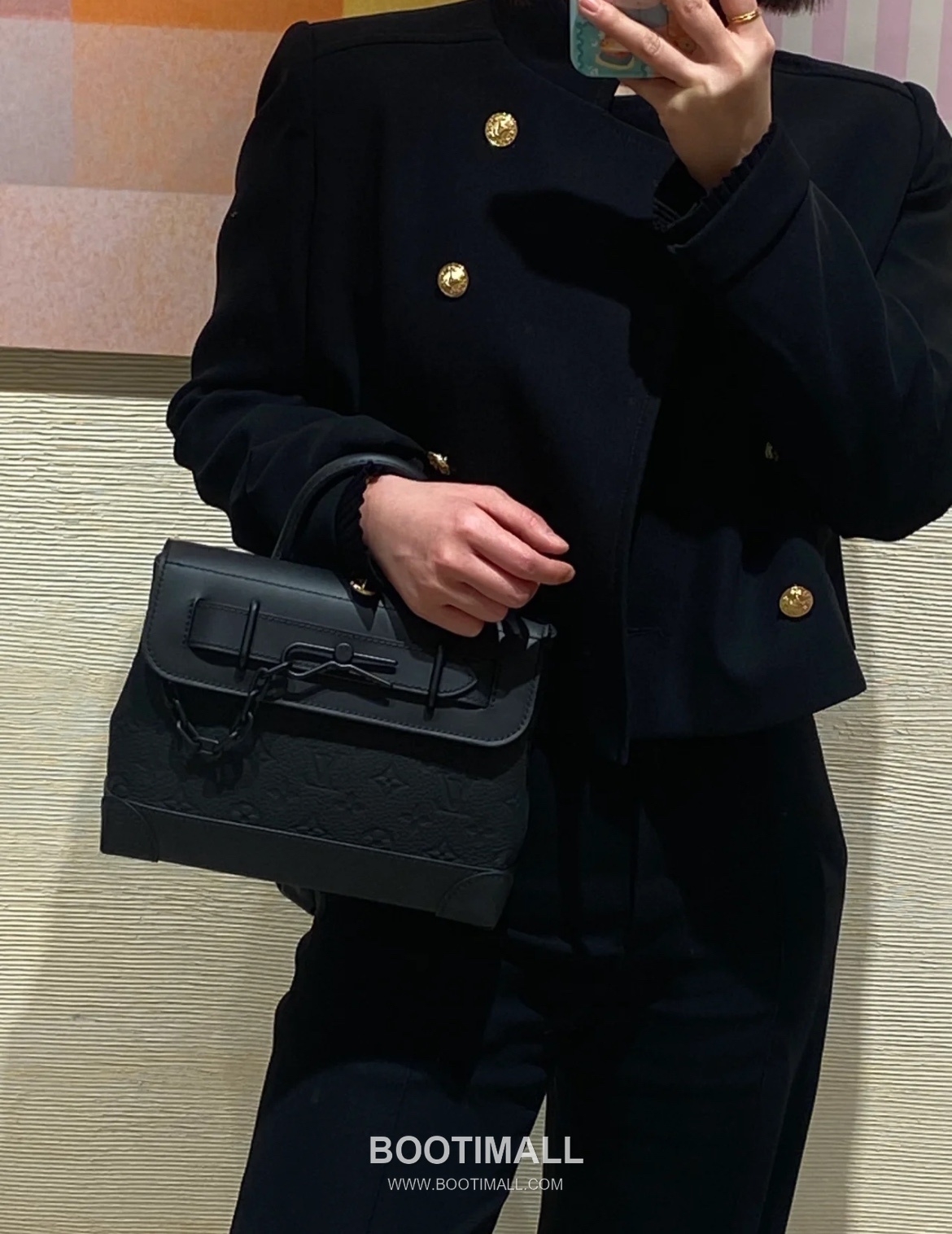 Louis Vuitton Steamer Small M24436 Taurillon Monogram Embossed Leather Bag 루이비통 스티머 스몰 토리옹 모노그램 엠보스 가죽 백 25cm 5