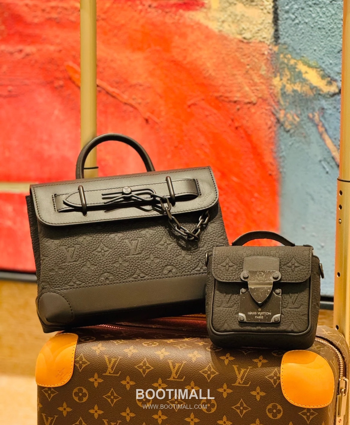 Louis Vuitton Steamer Small M24436 Taurillon Monogram Embossed Leather Bag 루이비통 스티머 스몰 토리옹 모노그램 엠보스 가죽 백 25cm 6