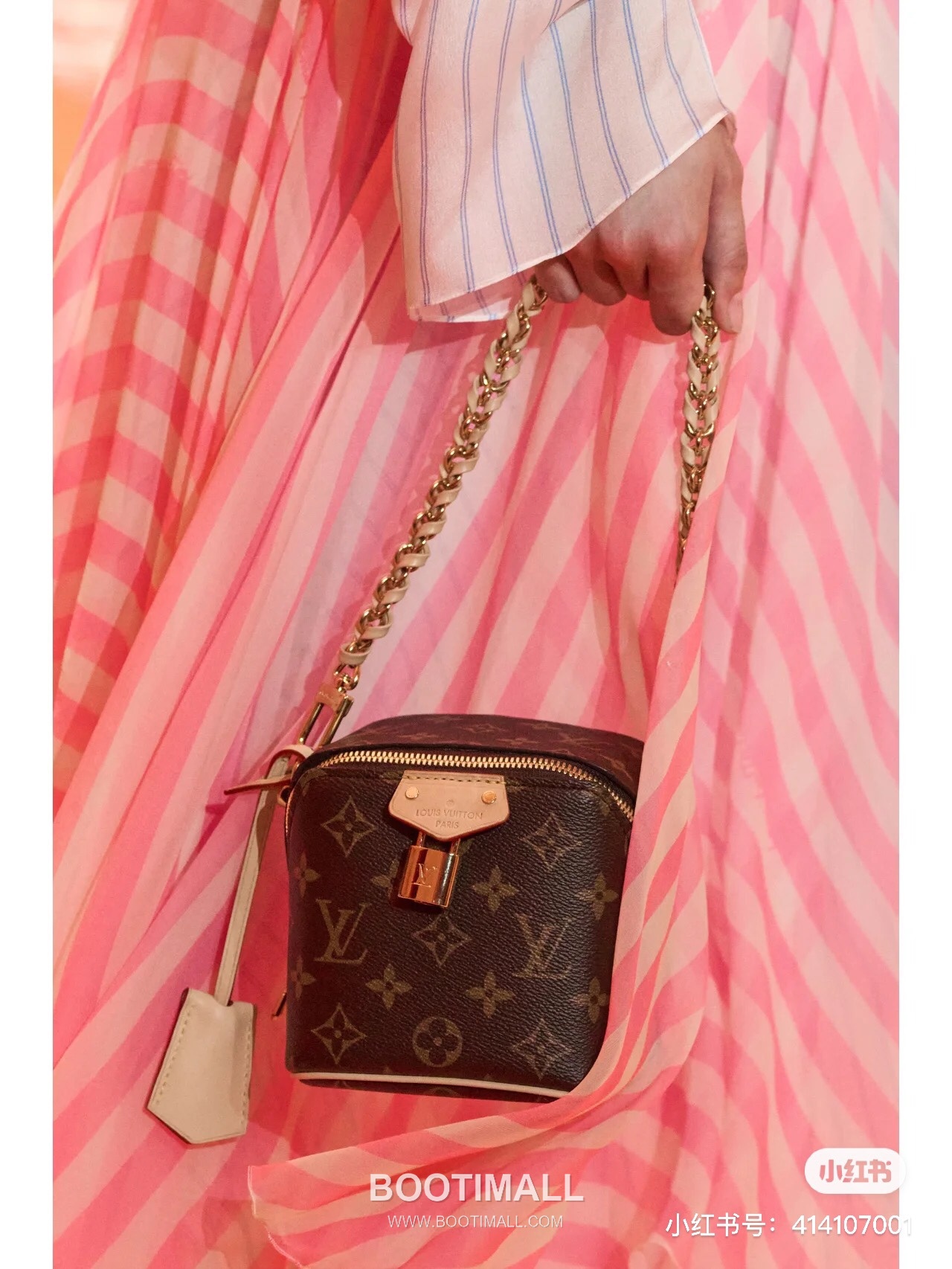 Louis Vuitton Just In Case Bag M47096 Monogram Canvas Leather Trim Mini Bag 루이비통 저스트 인 케이스 모노그램 캔버스 레더 트림 미니백 14cm 4