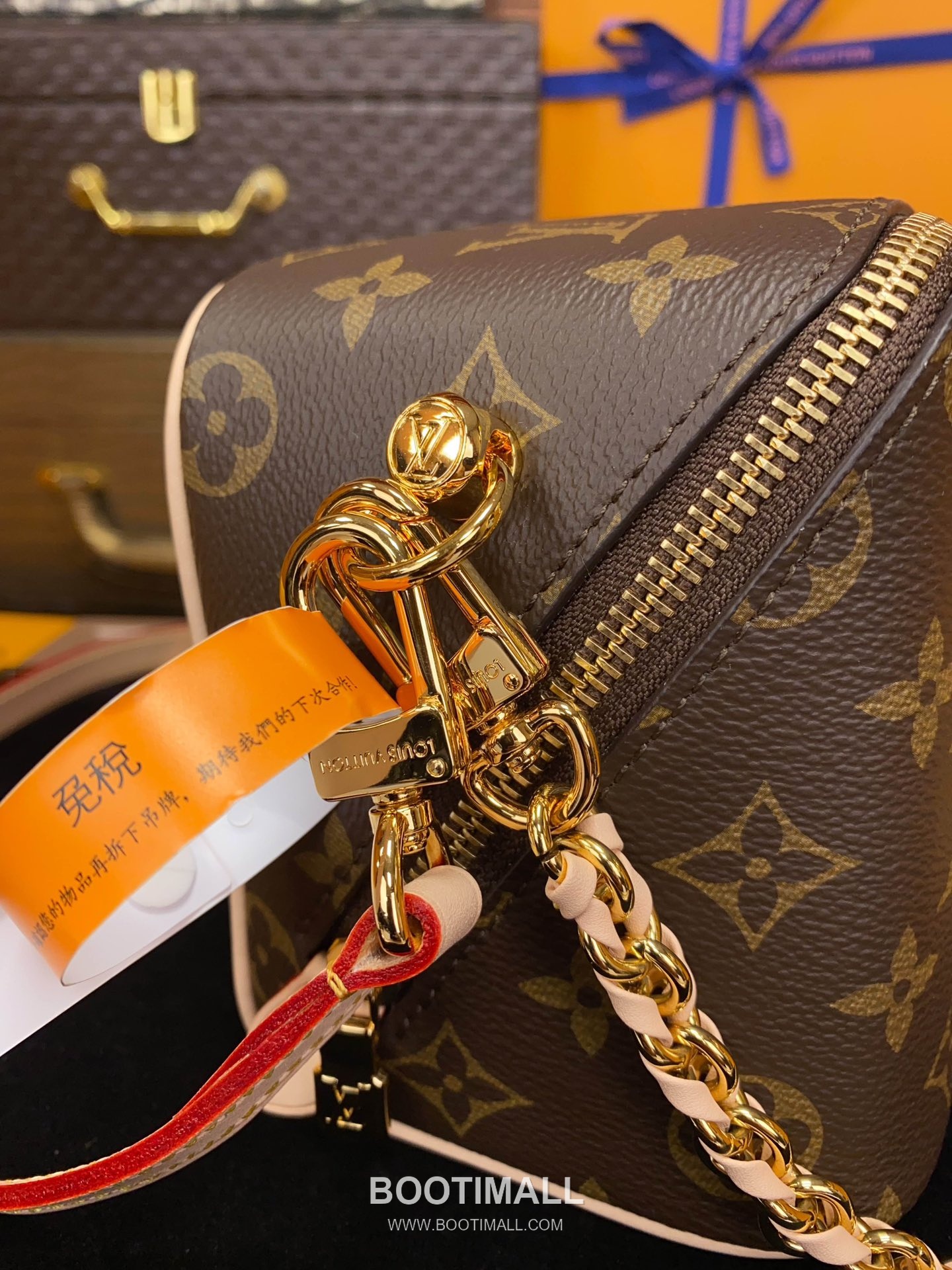 Louis Vuitton Just In Case Bag M47096 Monogram Canvas Leather Trim Mini Bag 루이비통 저스트 인 케이스 모노그램 캔버스 레더 트림 미니백 14cm 11