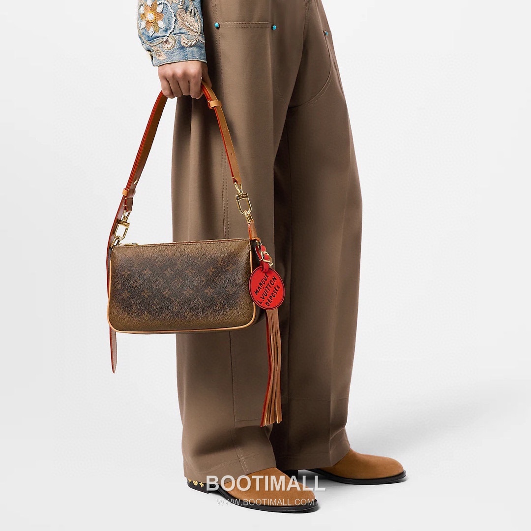 Louis Vuitton Pochette Accessoires XL M11623 Monogram Dust Canvas Bag 루이비통 포쉐트 악세수아 XL 모노그램 더스트 캔버스 백 28cm 2