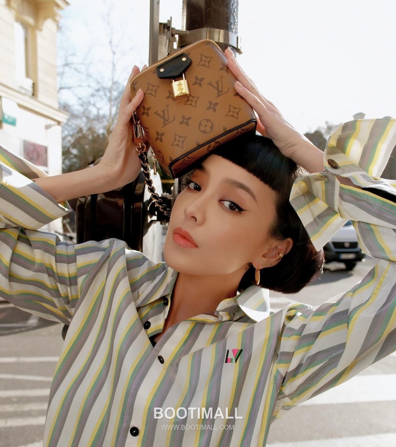 Louis Vuitton Just In Case Bag M47162 Monogram Reverse Canvas Mini Bag 루이비통 저스트 인 케이스 모노그램 리버스 캔버스 미니백 14cm 3