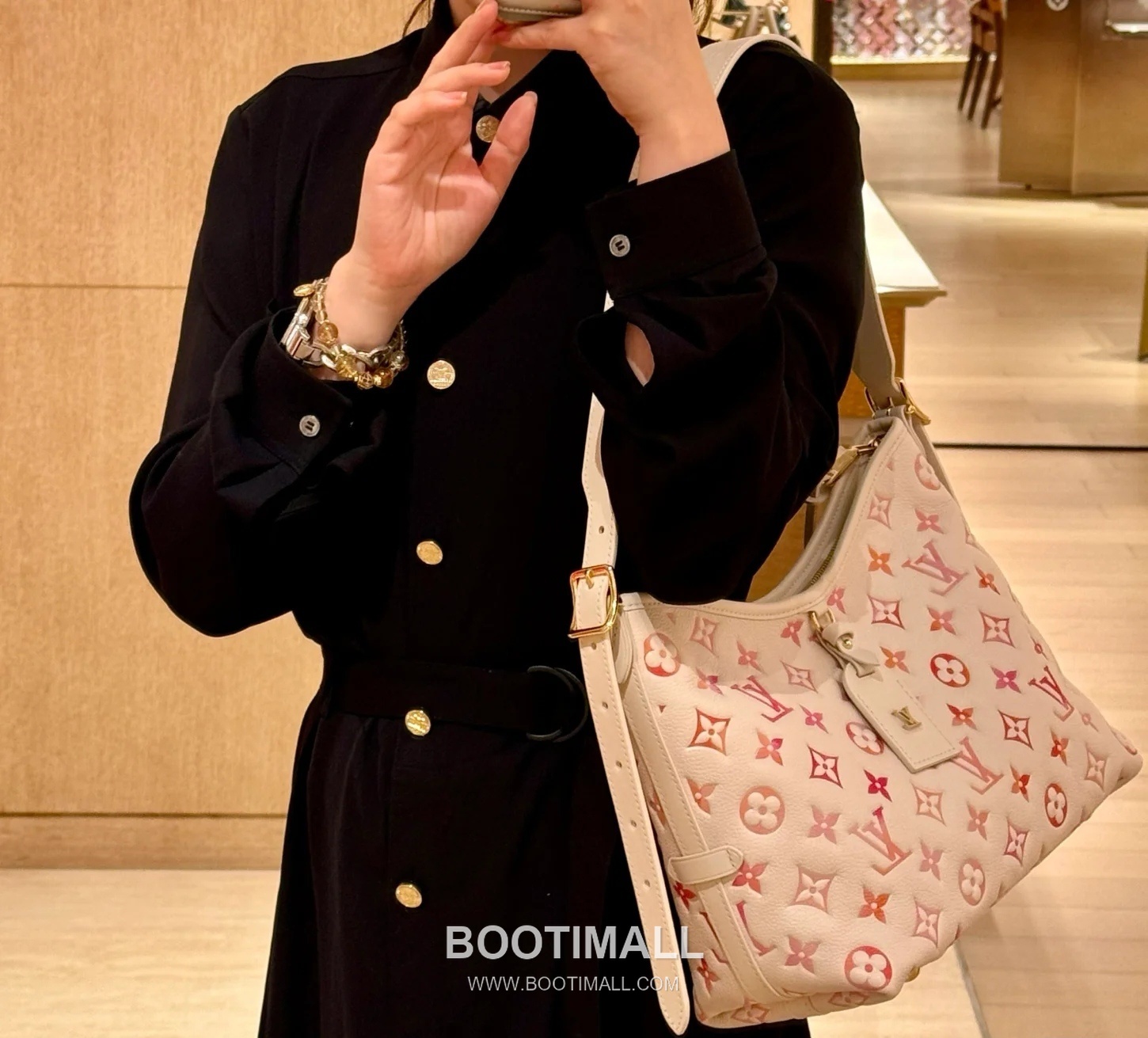 Louis Vuitton CarryAll Small M24652 Monogram Empreinte Leather Tote Bag 루이비통 캐리올 스몰 모노그램 앙프렝뜨 가죽 토트백 29.5cm 7