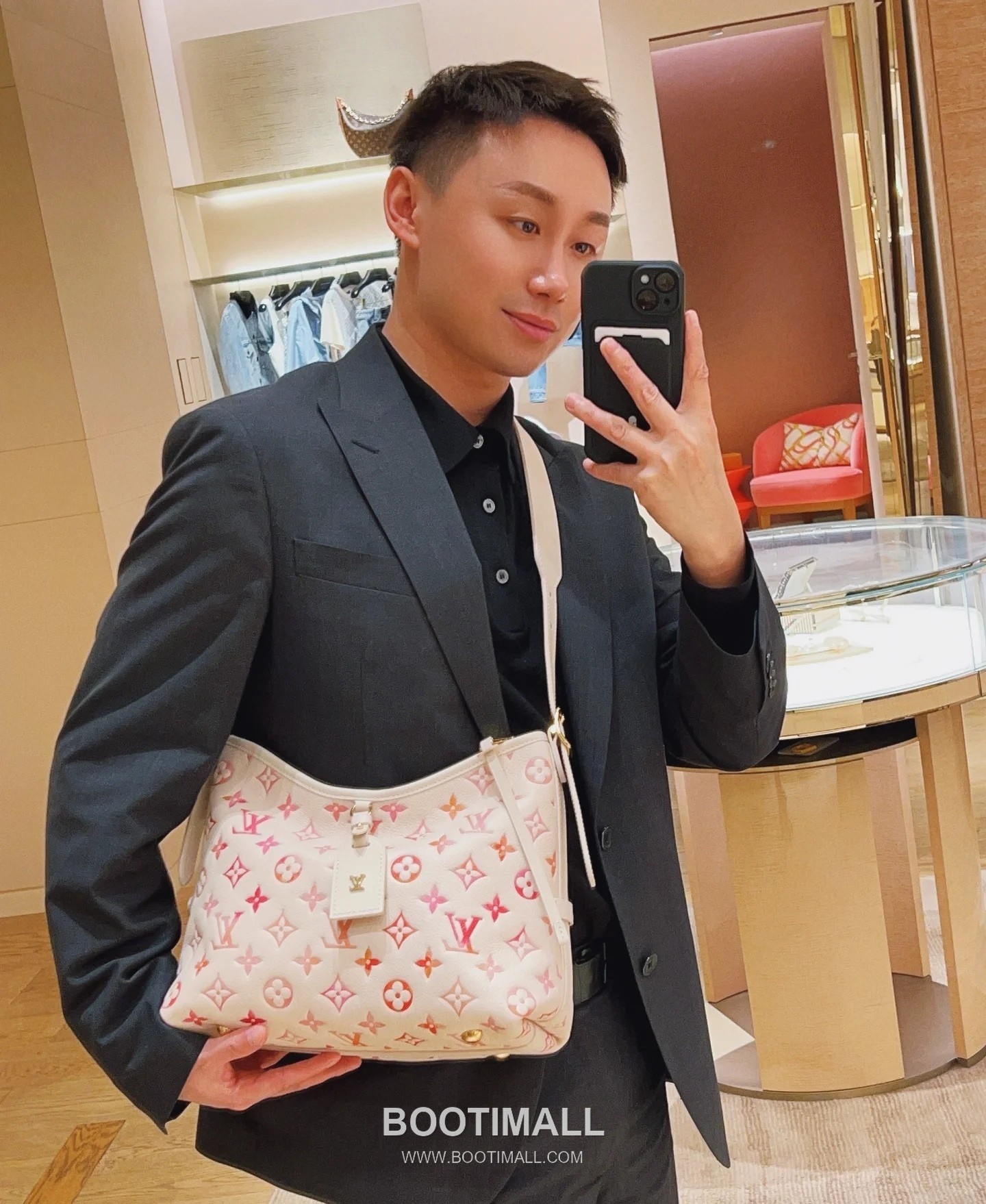 Louis Vuitton CarryAll Small M24652 Monogram Empreinte Leather Tote Bag 루이비통 캐리올 스몰 모노그램 앙프렝뜨 가죽 토트백 29.5cm 9