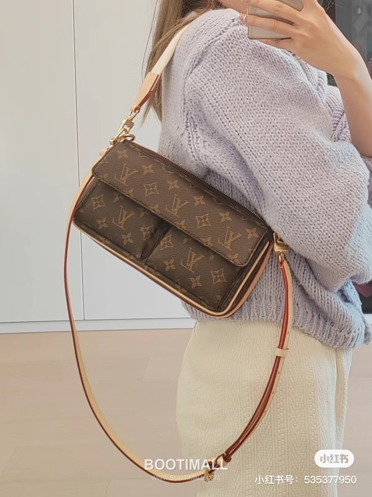 Louis Vuitton Vibe Bag M46999 Monogram Canvas Shoulder Bag 루이비통 바이브 모노그램 캔버스 숄더백 25cm 8