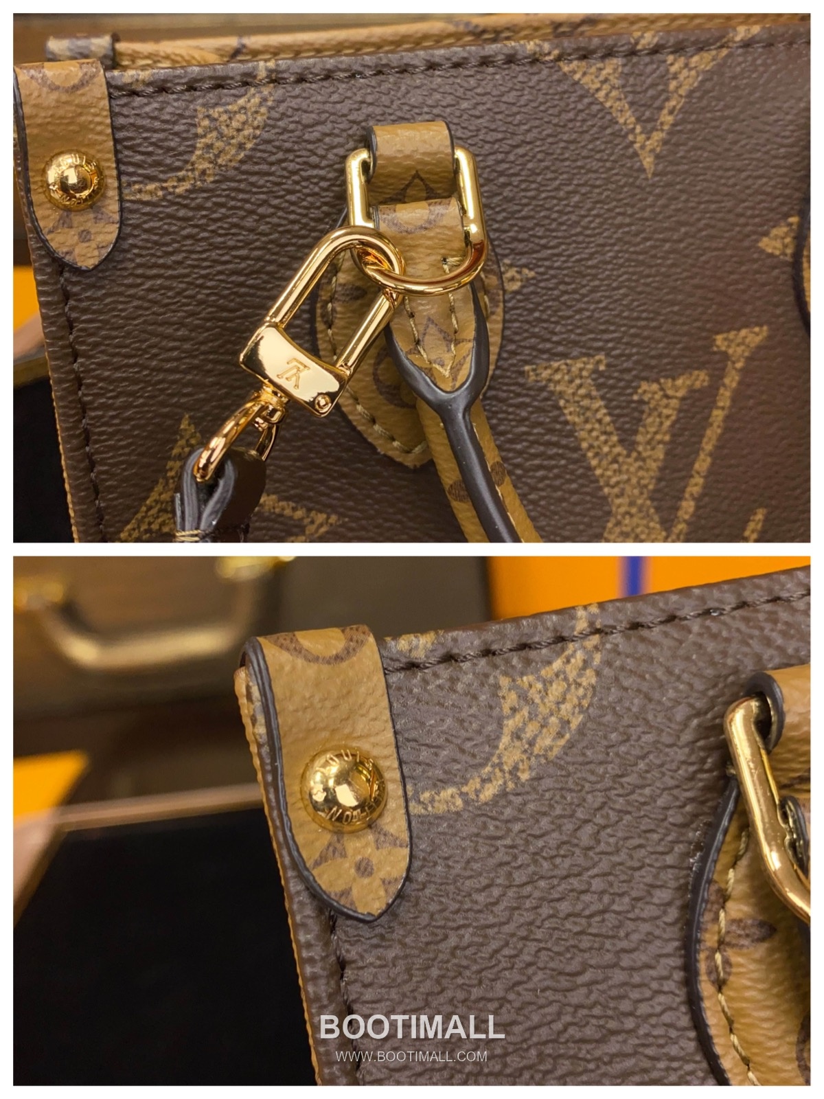 Louis Vuitton OnTheGo Tote Bag M46839 Monogram Canvas Reverse Trim Bag 루이비통 온더고 토트백 모노그램 캔버스 리버스 트림 백 18cm 15