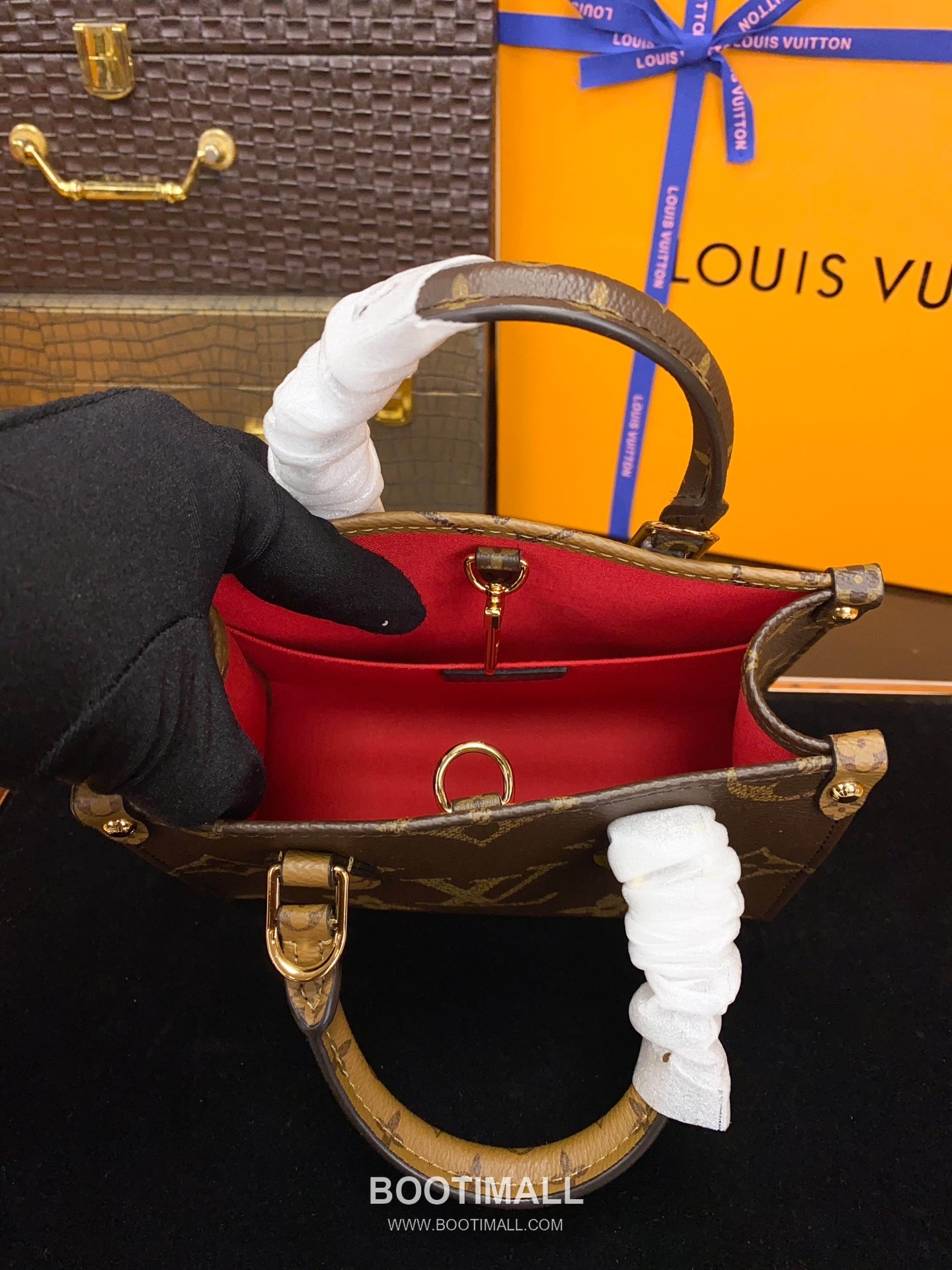 Louis Vuitton OnTheGo Tote Bag M46839 Monogram Canvas Reverse Trim Bag 루이비통 온더고 토트백 모노그램 캔버스 리버스 트림 백 18cm 17