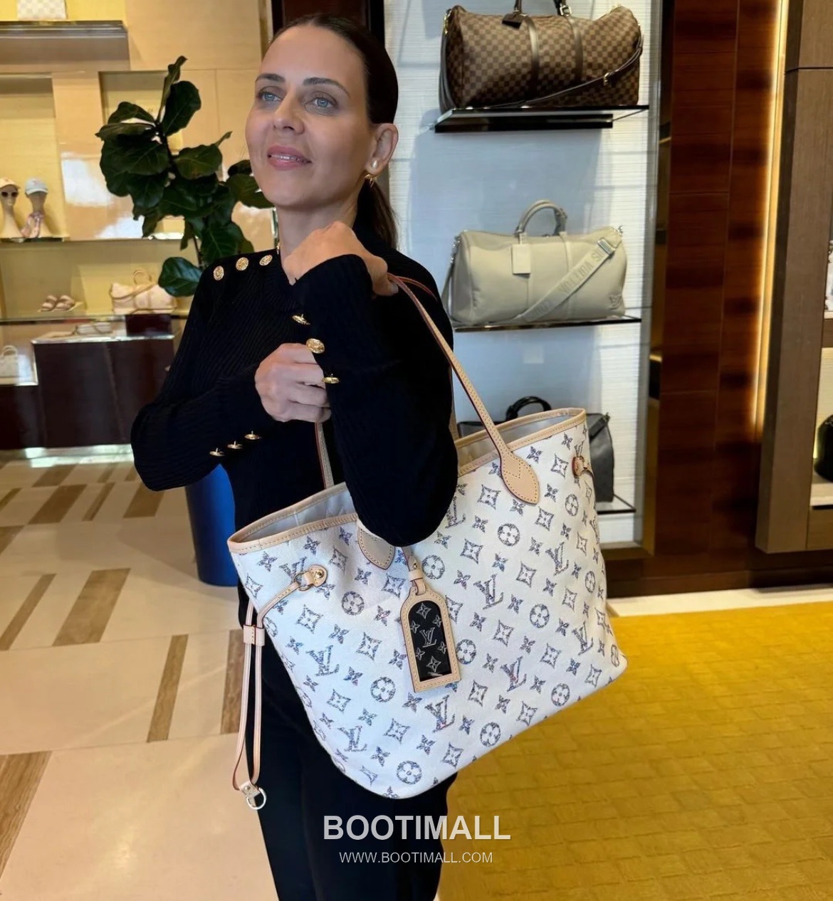 Louis Vuitton Neverfull MM M24905 Monogram Jacquard Textile Tote Bag 루이비통 네버풀 MM 모노그램 자카드 텍스타일 토트백 31cm 4