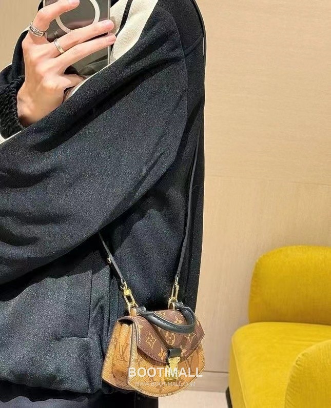 Louis Vuitton Pico Tilsitt M83473 Monogram Canvas Reverse Bag 루이비통 피코 틸싯 모노그램 캔버스 리버스 백 16cm 4