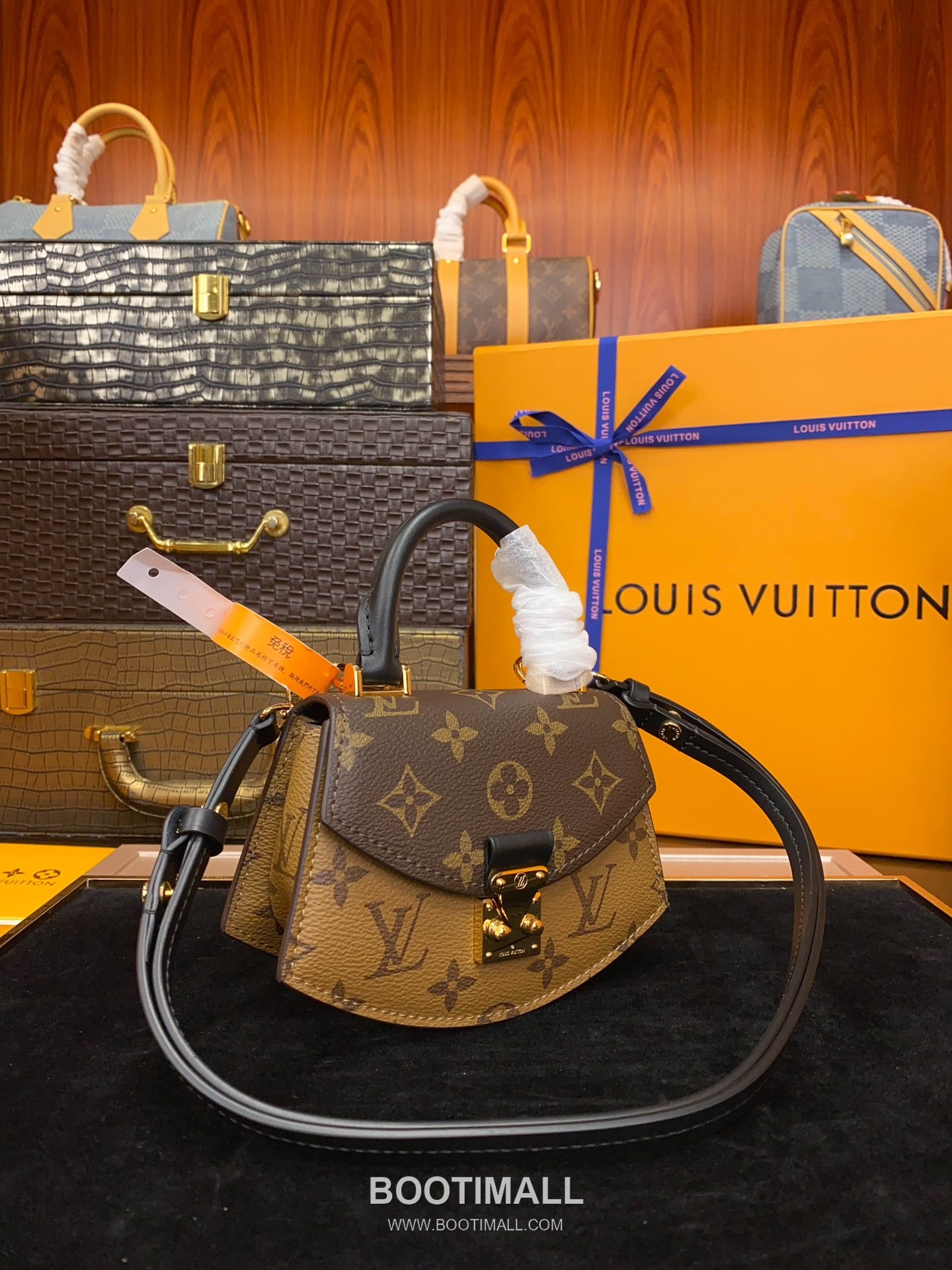 Louis Vuitton Pico Tilsitt M83473 Monogram Canvas Reverse Bag 루이비통 피코 틸싯 모노그램 캔버스 리버스 백 16cm 11