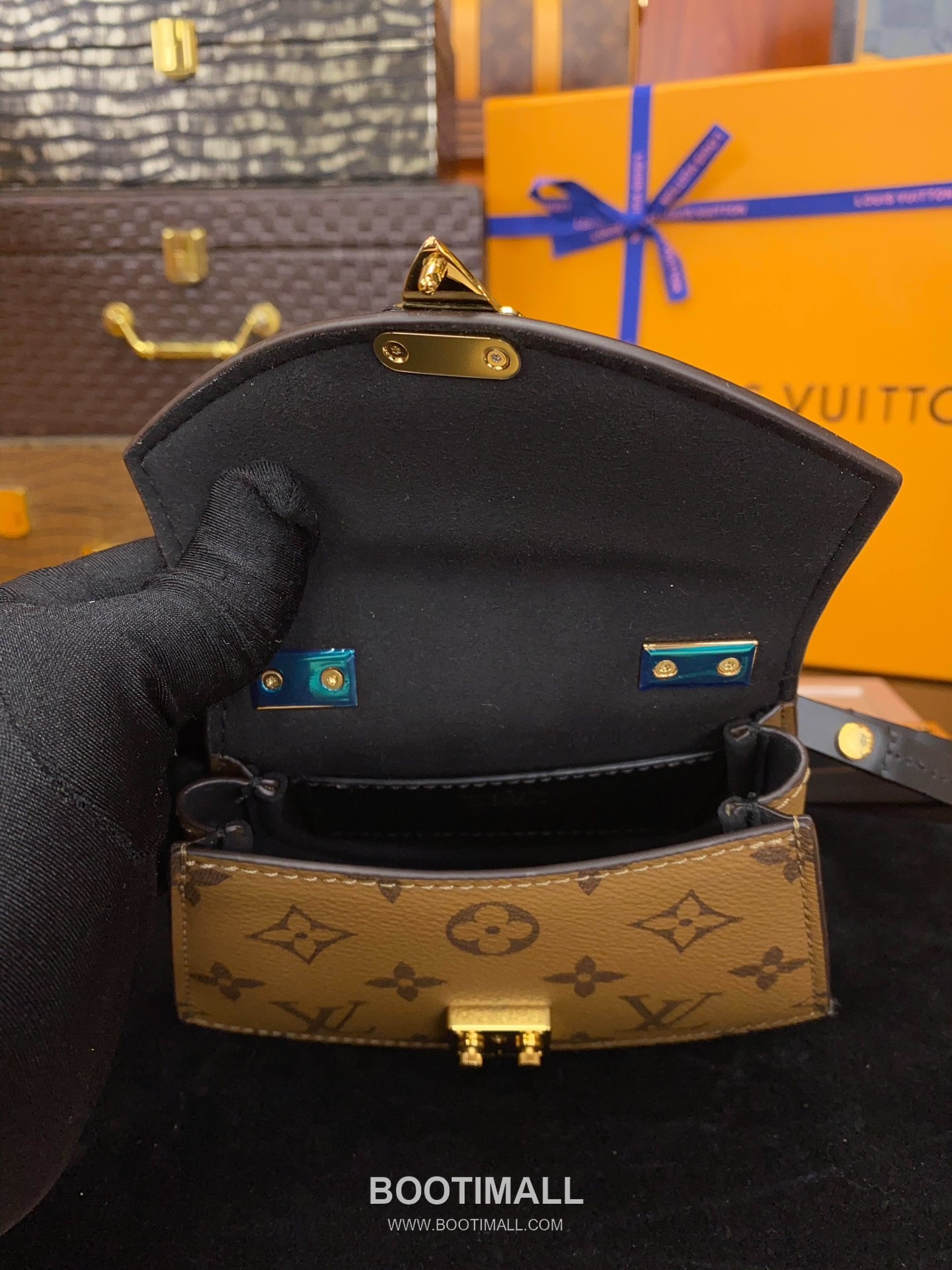 Louis Vuitton Pico Tilsitt M83473 Monogram Canvas Reverse Bag 루이비통 피코 틸싯 모노그램 캔버스 리버스 백 16cm 16