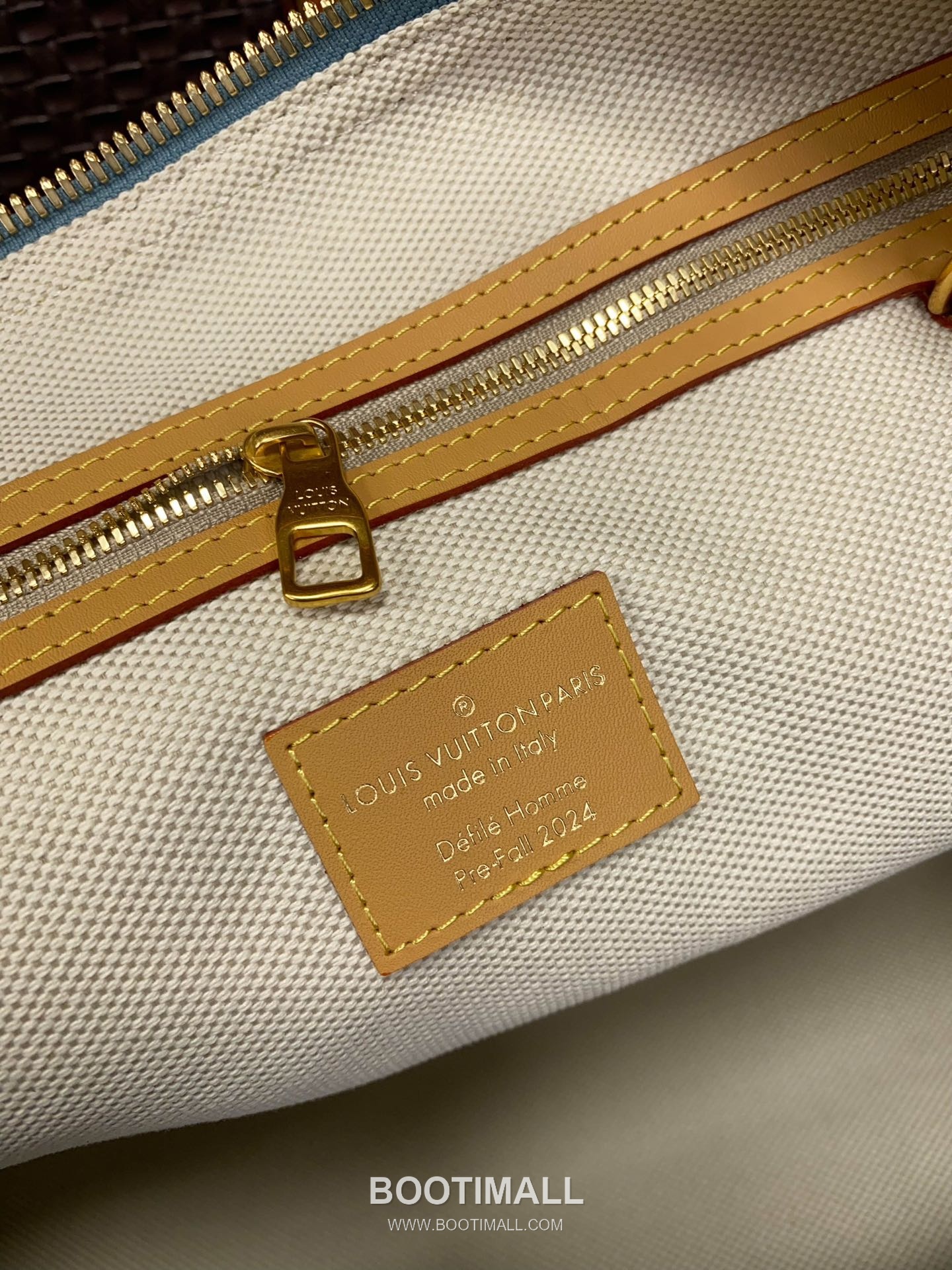 Louis Vuitton Keepall Bandoulière 50 N40739 Damier Denim Cotton Canvas Travel Bag 루이비통 키폴 반둘리에 50 다미에 데님 코튼 캔버스 여행가방 50cm 13