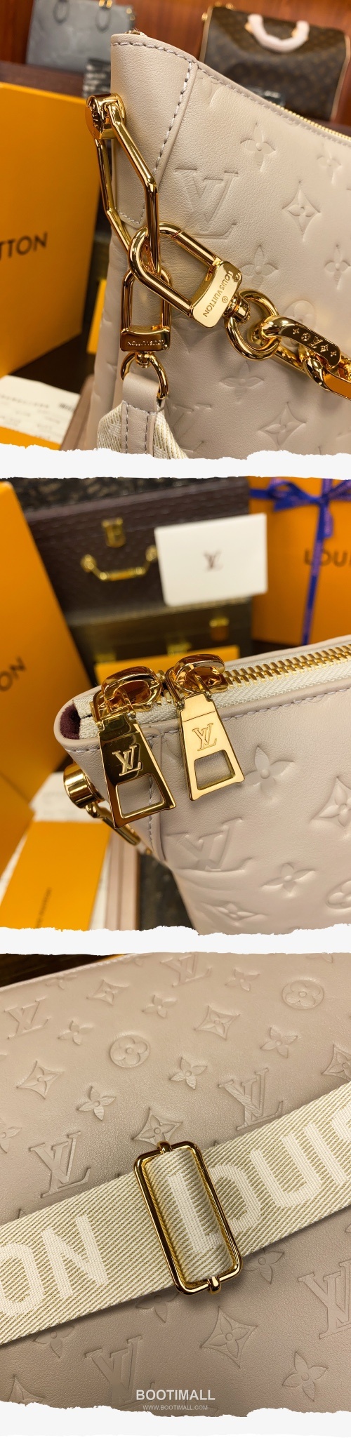 Louis Vuitton Coussin Hobo Bag M12071 Monogram Embossed Padded Leather Bag 루이비통 쿠션 호보백 모노그램 엠보스 패딩 가죽 백 38cm 9