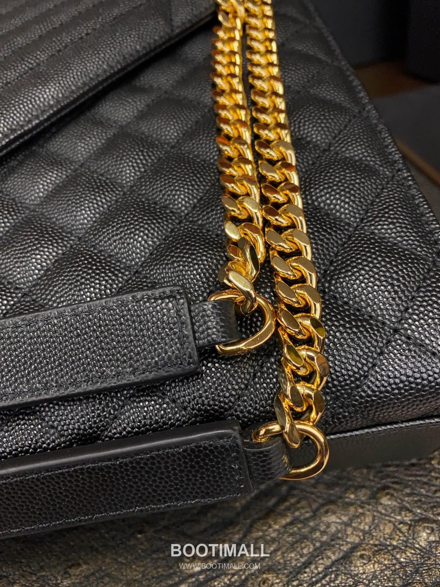 Saint Laurent Envelope Large 487198 Grained Calfskin Quilted Chain Bag 생로랑 엔벨로프 라지 그레인 카프스킨 퀼팅 체인백 31cm 10