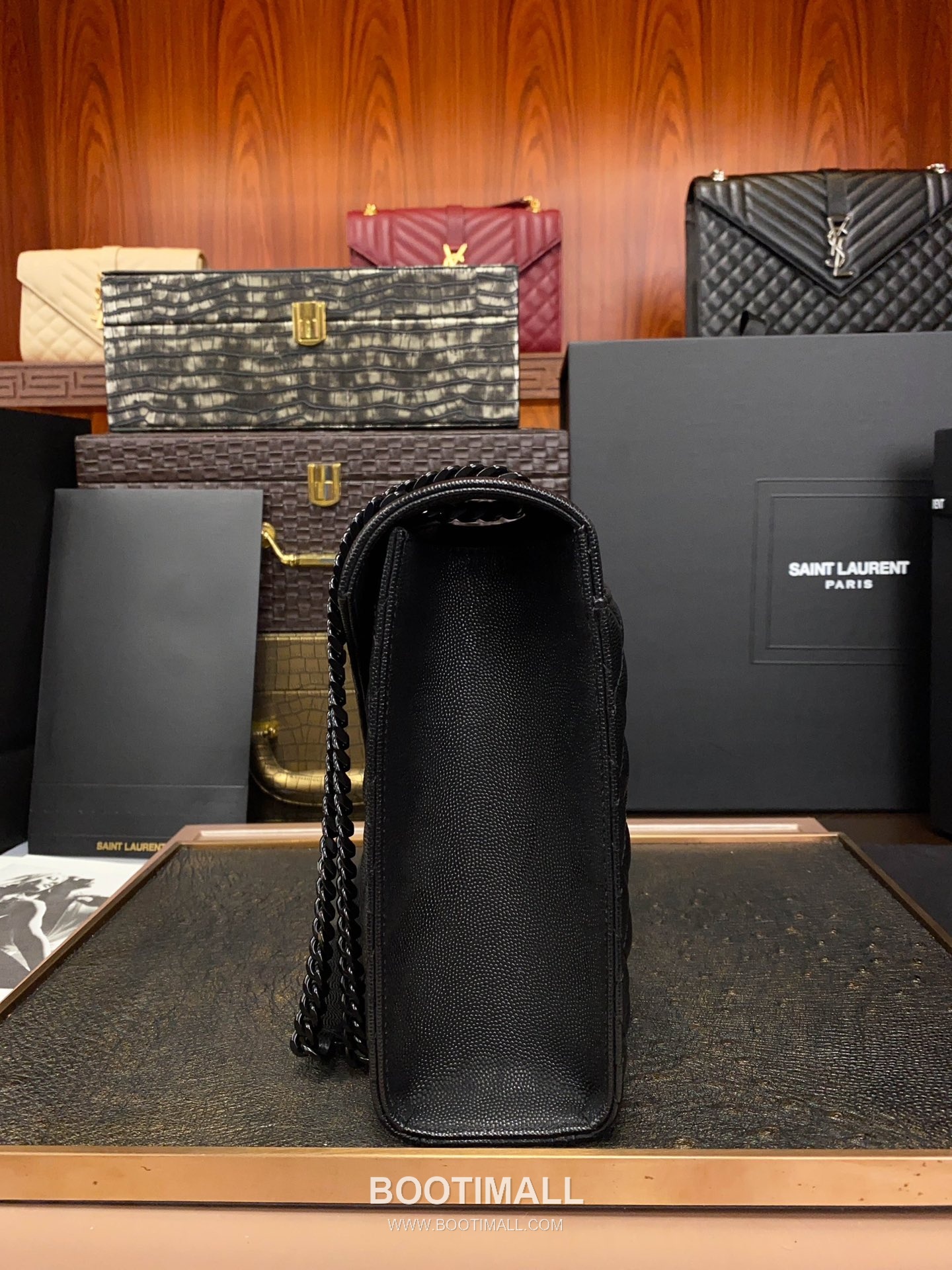 Saint Laurent Envelope Large 487198 Grained Calfskin Quilted Chain Bag 생로랑 엔벨로프 라지 그레인 카프스킨 퀼팅 체인백 31cm 2