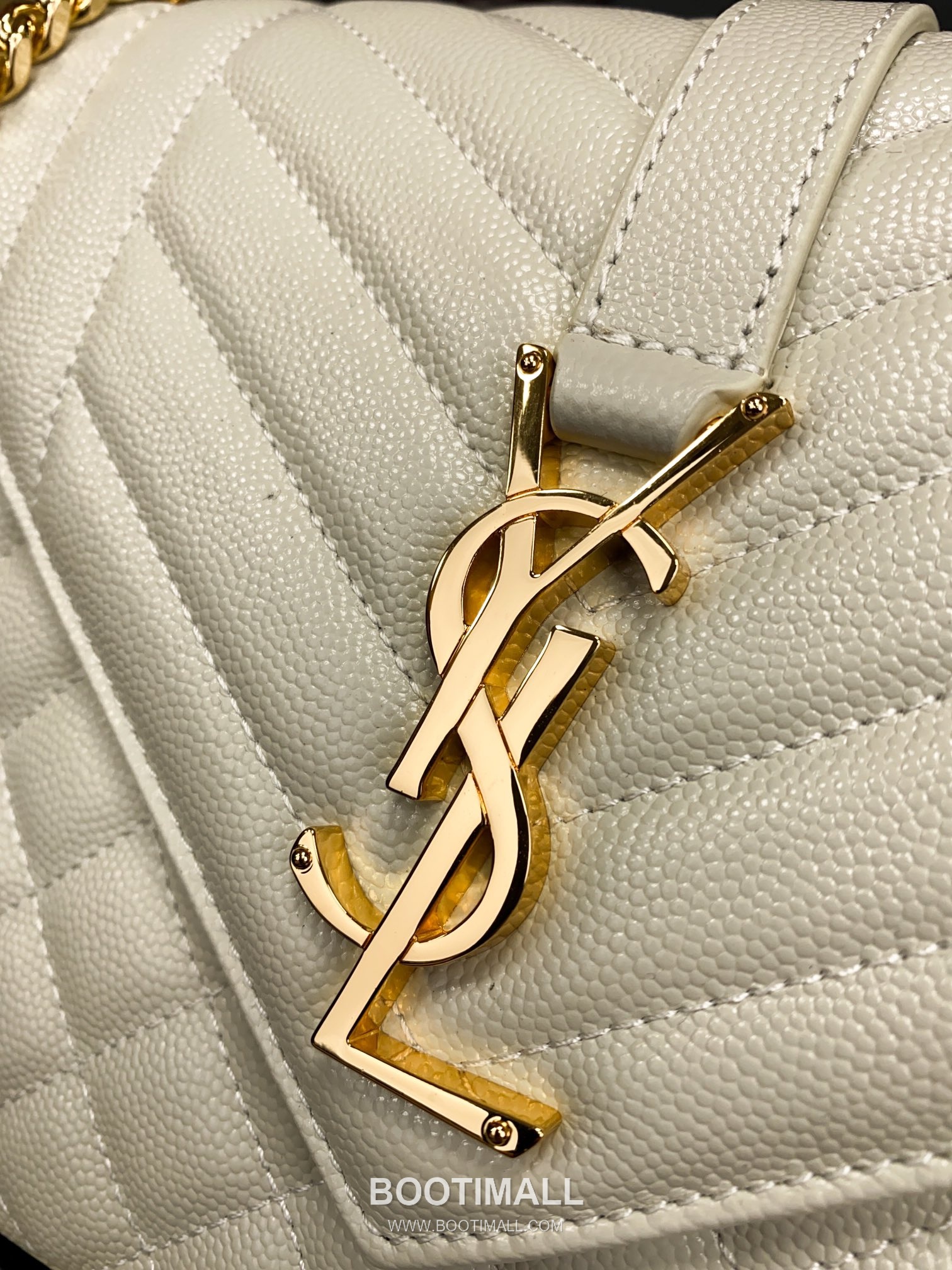 Saint Laurent Envelope Medium 487206 Grained Calfskin Quilted Chain Bag 생로랑 엔벨로프 미디움 그레인 카프스킨 퀼팅 체인백 24cm 5