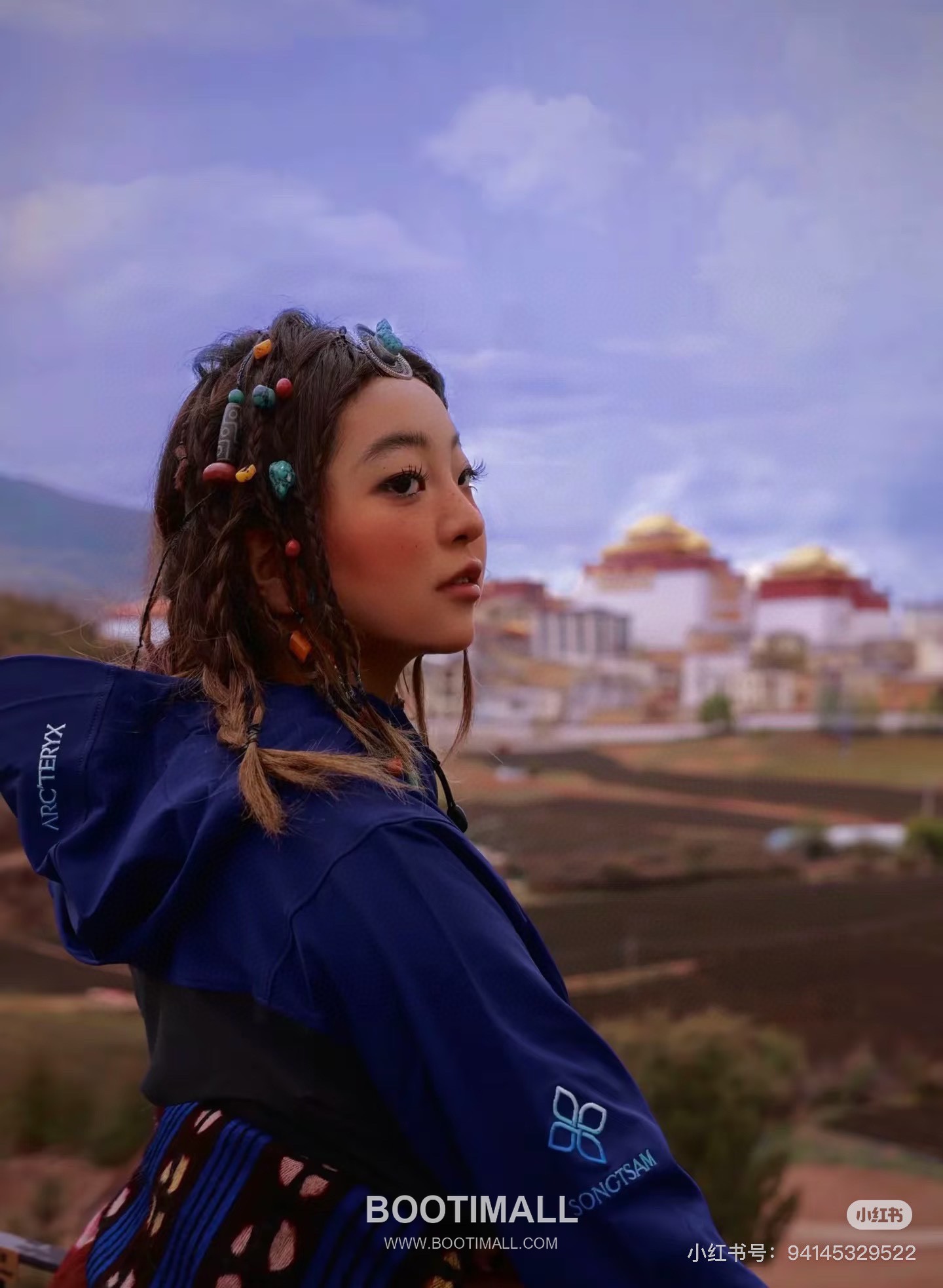 Arc'teryx x Songtsam Gamma 3.0 Nam Co Gradient Logo Softshell Hoody 아크테릭스 송잠 감마 3.0 나무초 그라데이션 로고 소프트쉘 후디 재킷 3