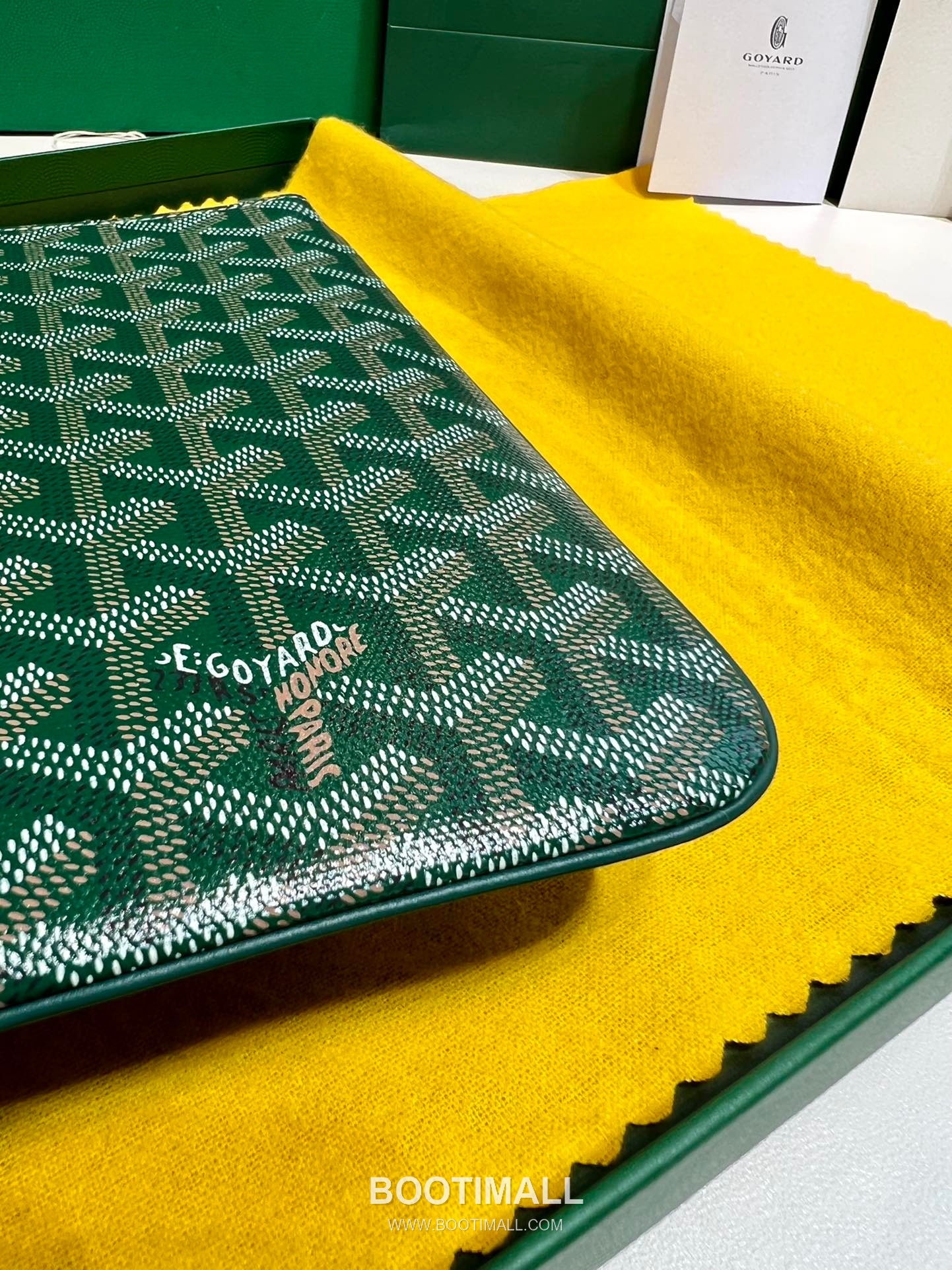 Goyard Goyardine Canvas Zip Clutch Pouch 8012 고야드 고야딘 캔버스 지퍼 클러치 파우치 30cm 6