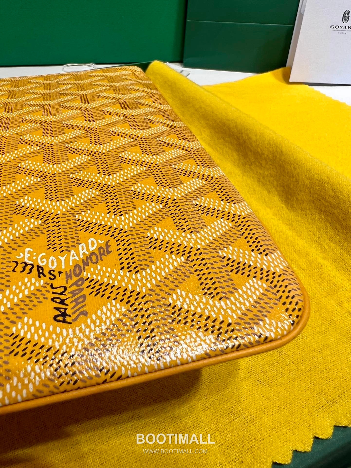 Goyard Goyardine Canvas Zip Clutch Pouch 8012 고야드 고야딘 캔버스 지퍼 클러치 파우치 30cm 6