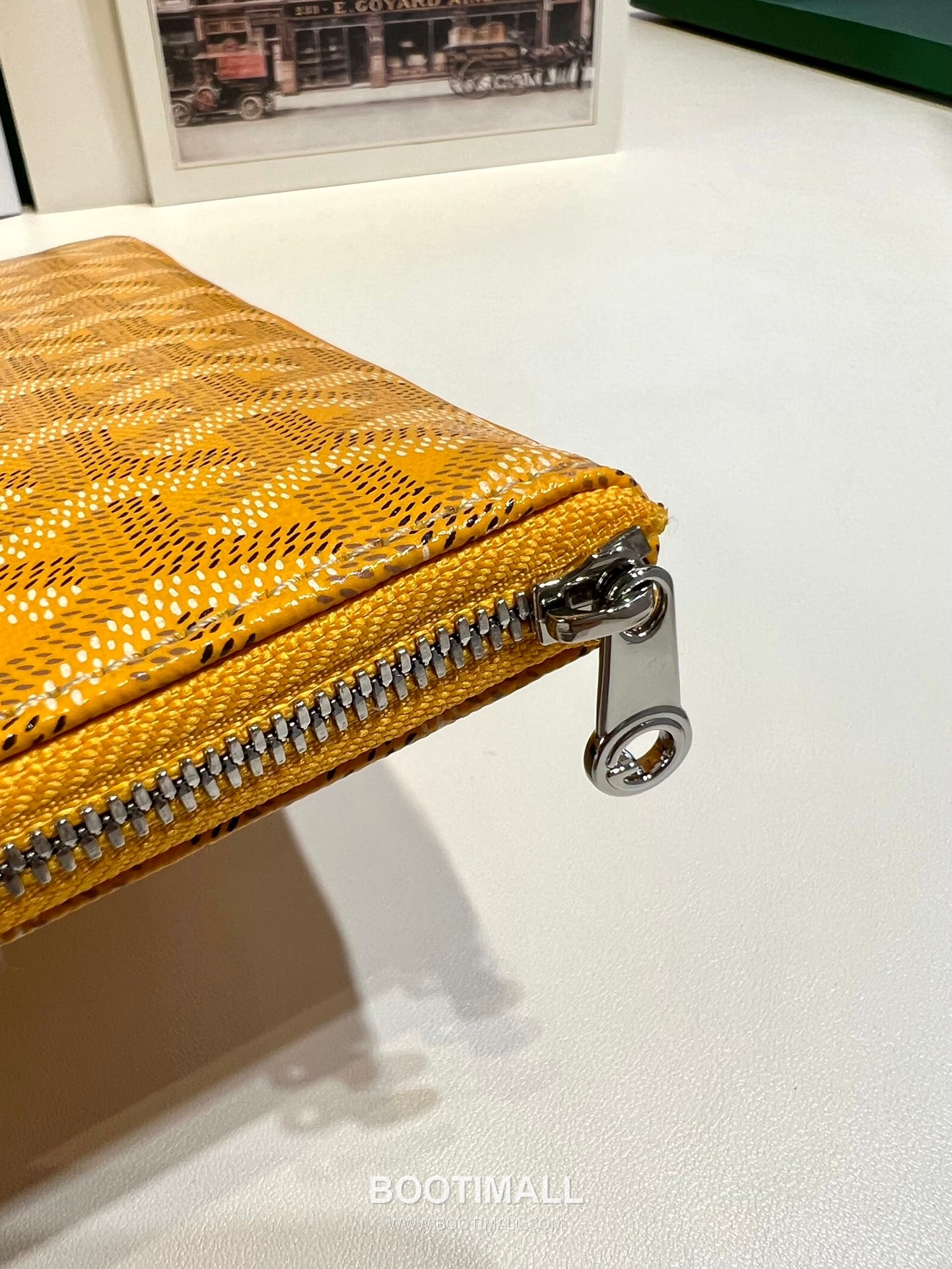 Goyard Goyardine Canvas Zip Clutch Pouch 8012 고야드 고야딘 캔버스 지퍼 클러치 파우치 30cm 7