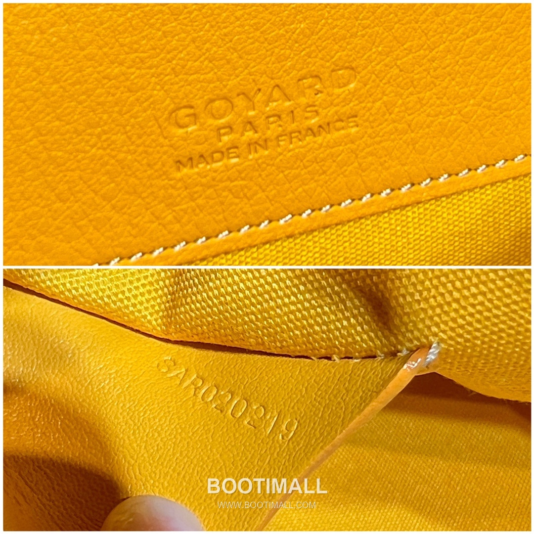 Goyard Goyardine Canvas Zip Clutch Pouch 8012 고야드 고야딘 캔버스 지퍼 클러치 파우치 30cm 9