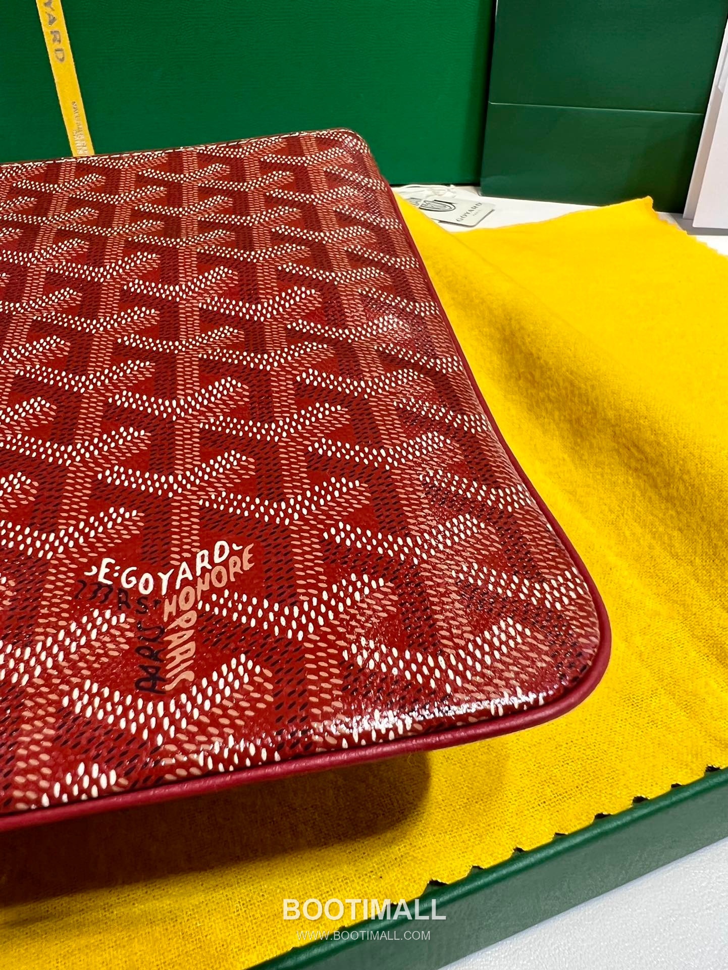 Goyard Goyardine Canvas Zip Clutch Pouch 8012 고야드 고야딘 캔버스 지퍼 클러치 파우치 30cm 6