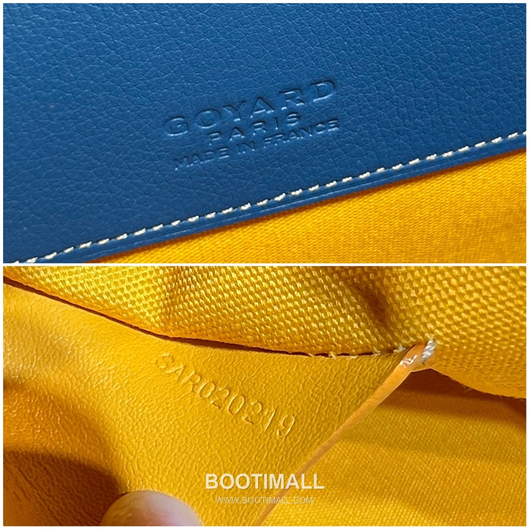Goyard Goyardine Canvas Zip Clutch Pouch 8012 고야드 고야딘 캔버스 지퍼 클러치 파우치 30cm 9