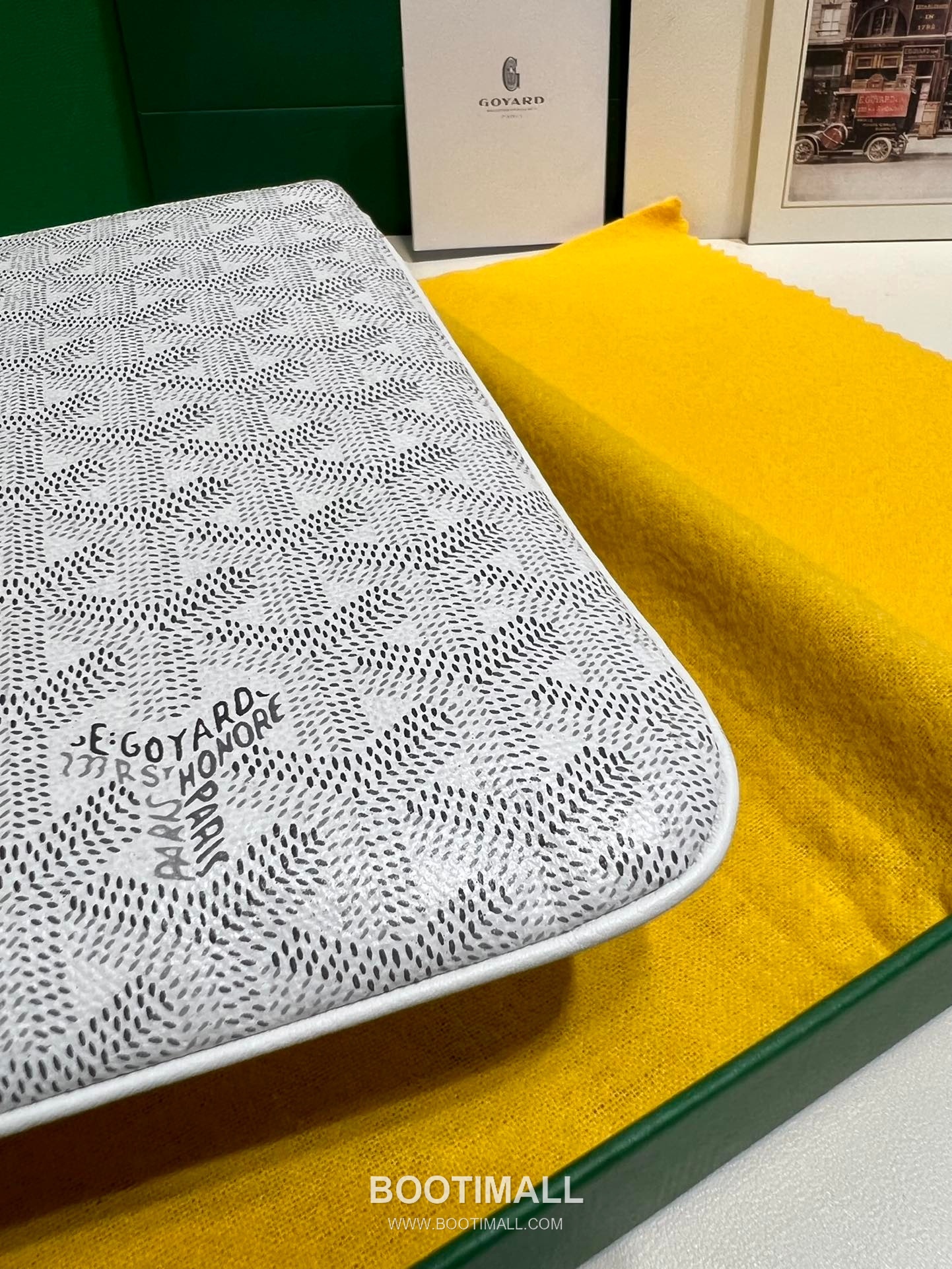 Goyard Goyardine Canvas Zip Clutch Pouch 8012 고야드 고야딘 캔버스 지퍼 클러치 파우치 30cm 6