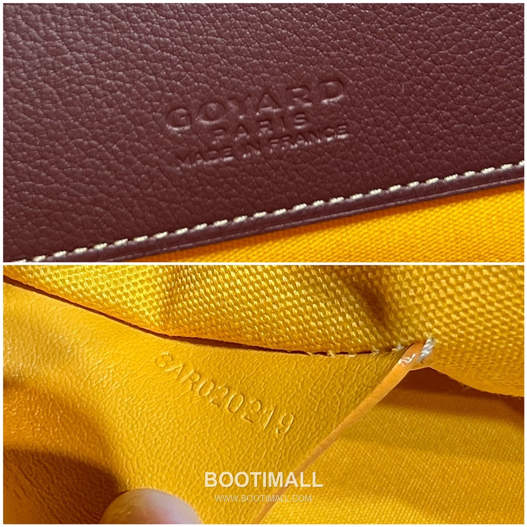 Goyard Goyardine Canvas Zip Clutch Pouch 8012 고야드 고야딘 캔버스 지퍼 클러치 파우치 30cm 9