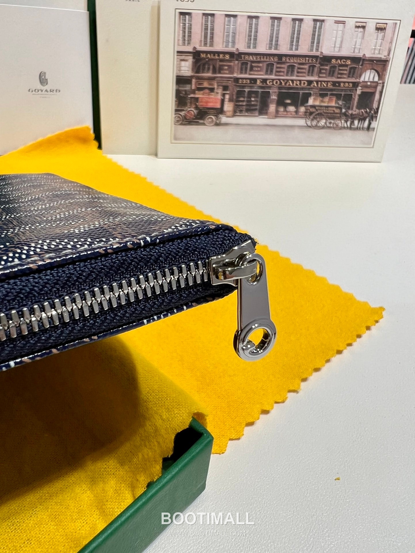 Goyard Goyardine Canvas Zip Clutch Pouch 8012 고야드 고야딘 캔버스 지퍼 클러치 파우치 30cm 7