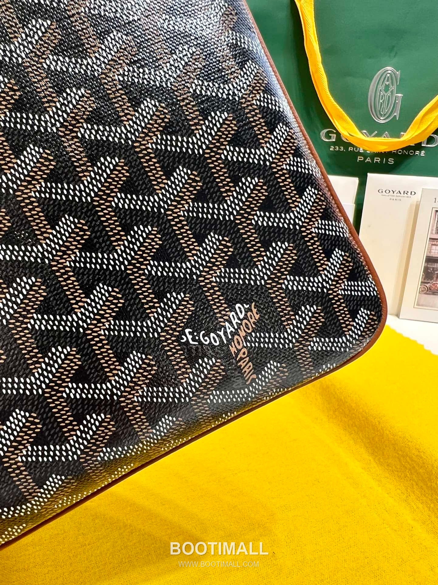Goyard Goyardine Canvas Zip Clutch Pouch 8012 고야드 고야딘 캔버스 지퍼 클러치 파우치 30cm 6
