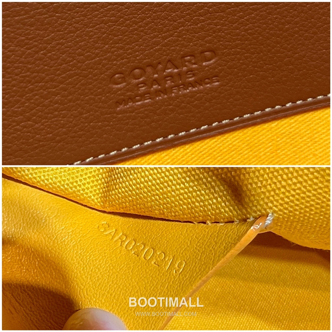 Goyard Goyardine Canvas Zip Clutch Pouch 8012 고야드 고야딘 캔버스 지퍼 클러치 파우치 30cm 9